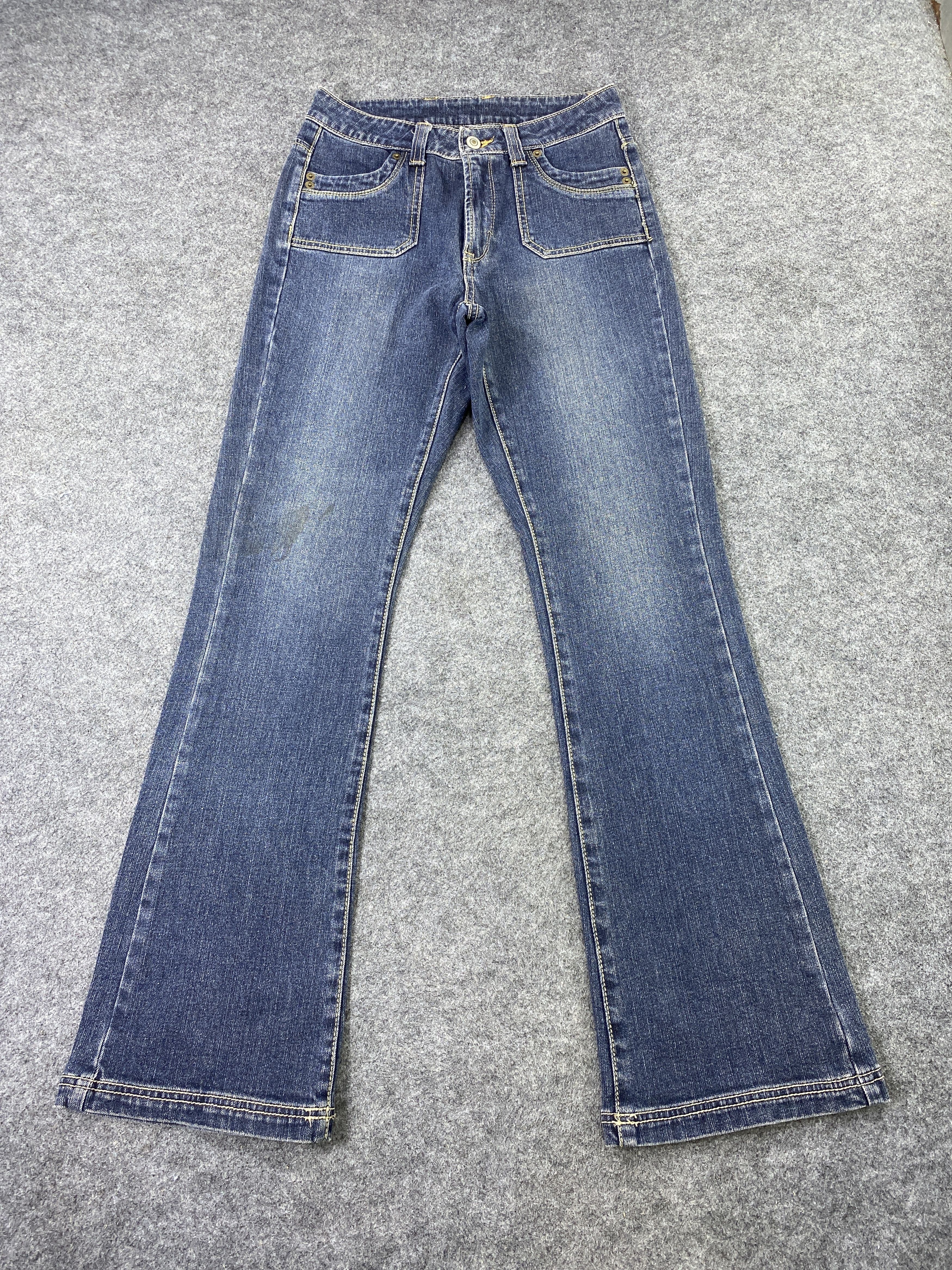Japanese Brand Japanese Brand Bootcut Wash Jeans - J1048 Size 27" / US 4 / IT 40 - 2 Thumbnail