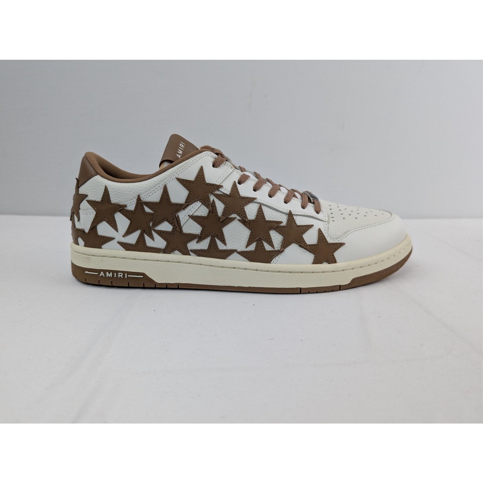 Amiri o1rshd1 Stars Low top sneakers in White/Brown 47 Size US 14 / EU 47 - 1 Thumbnail