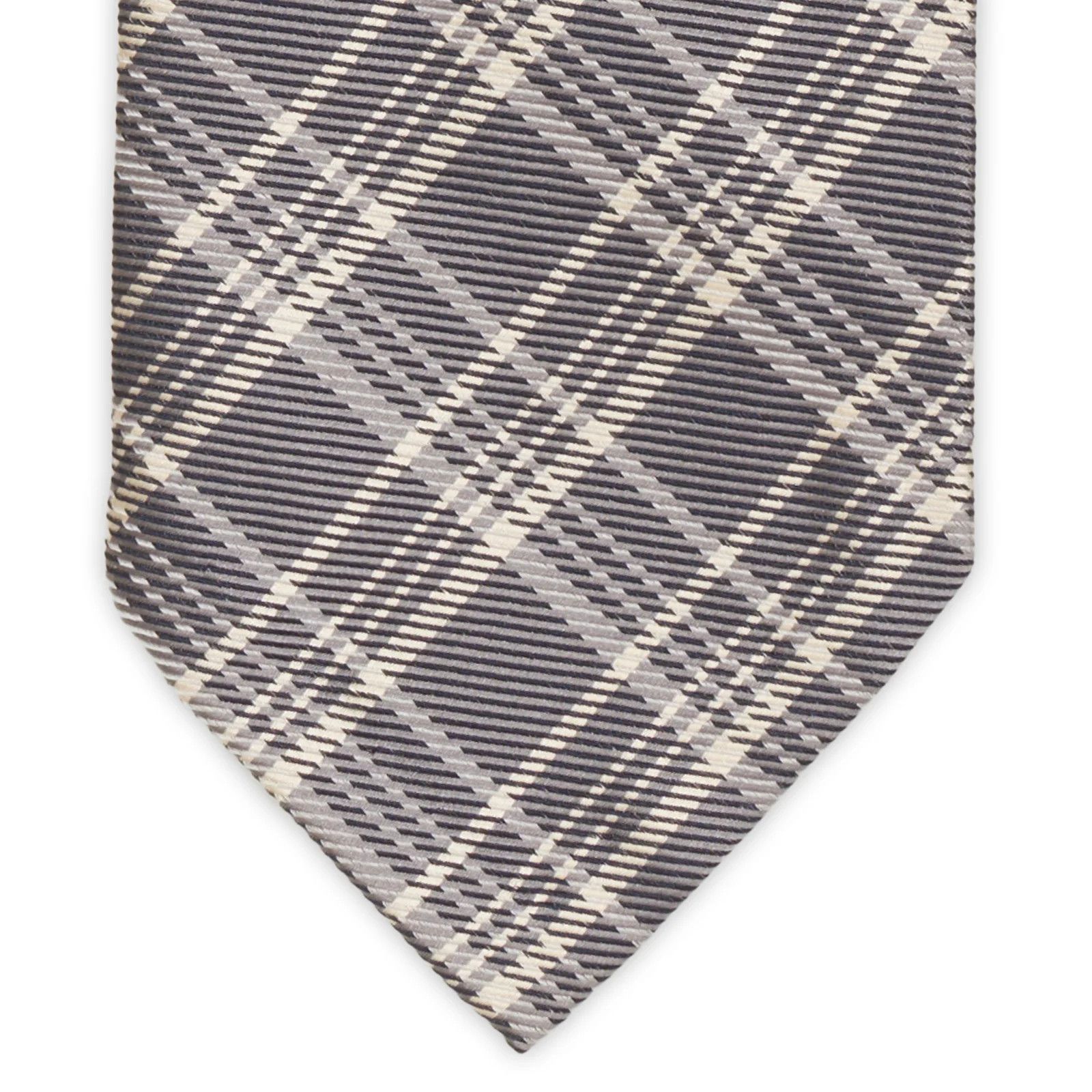 Ralph Lauren Purple Label RALPH LAUREN Purple Label Handmade Prince of Wales Silk Tie Size ONE SIZE - 2 Thumbnail