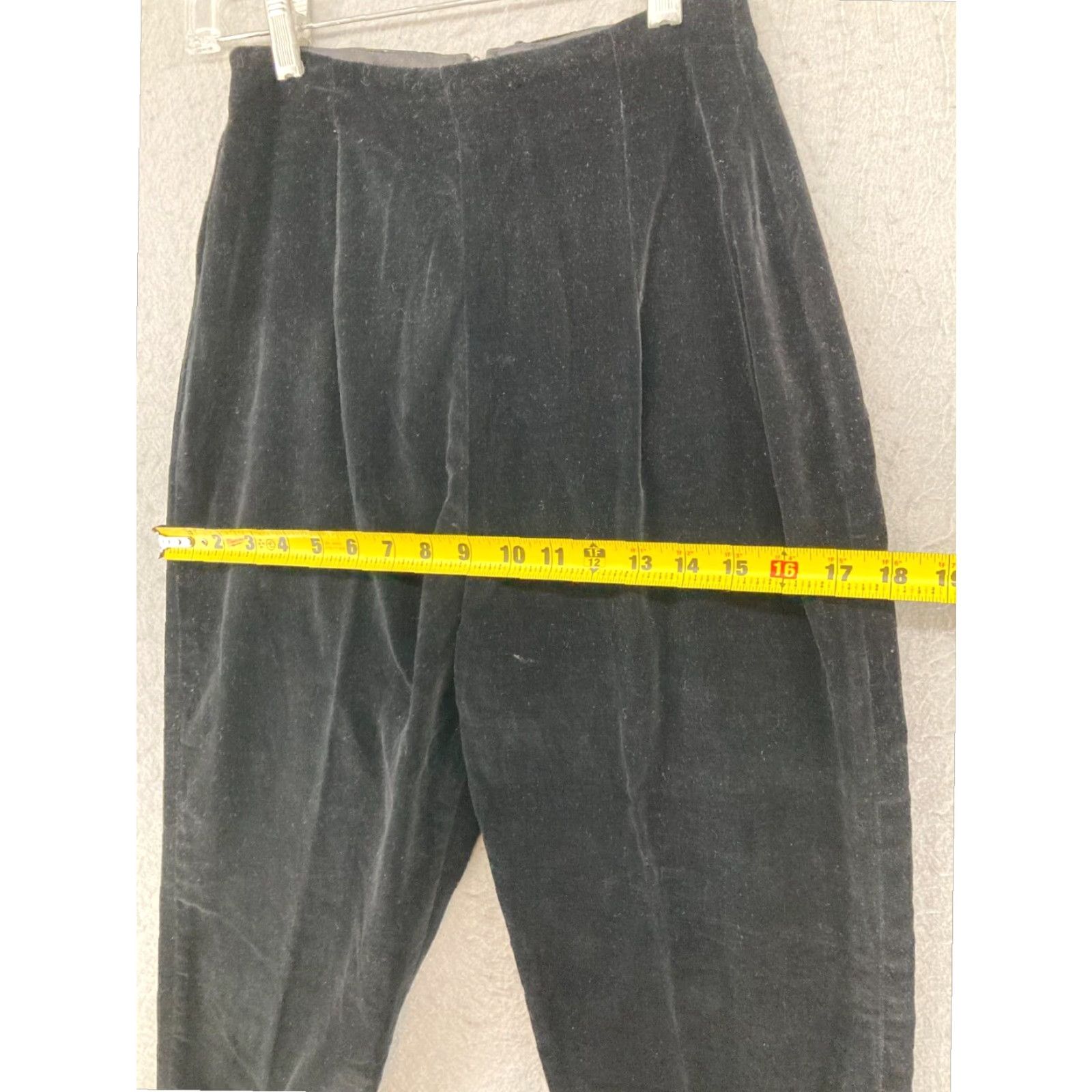 Velour Velour Pants High Rise Mom Womens 14 Size 36" / US 14 / IT 50 - 3 Thumbnail