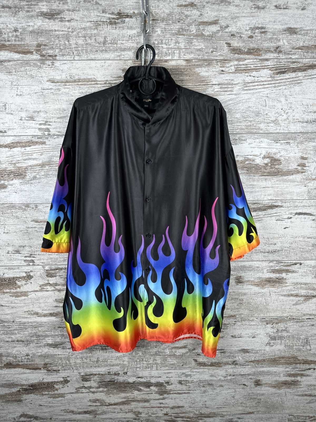 Jaded London Mens Vintage Jaded London shirts button up Hawaiian fire Size US L / EU 52-54 / 3 - 1 Thumbnail