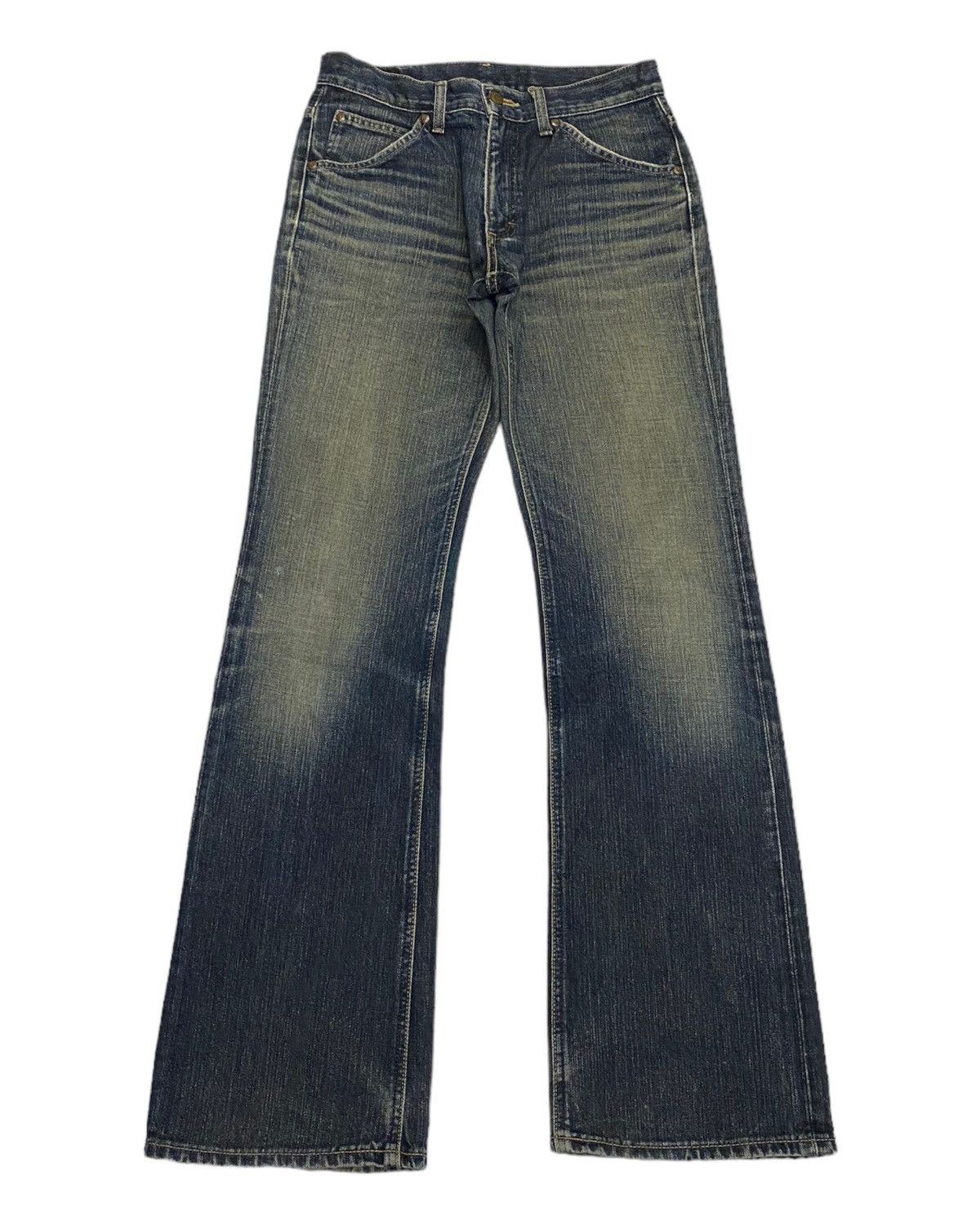If Six Was Nine FLARE JEANS🔥VTG LEE RIDERS RUSTY DISTRESSED DENIM BOOTCUT Size US 29 - 5 Thumbnail