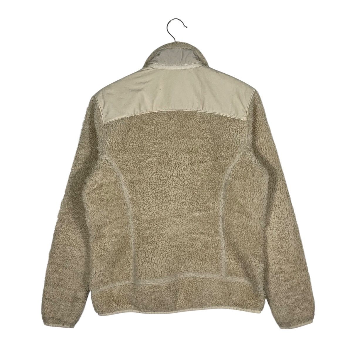 Patagonia Vintage Patagonia Retro-X Jacket Full Zip Natural Beige Size L / US 10 / IT 46 - 10 Thumbnail