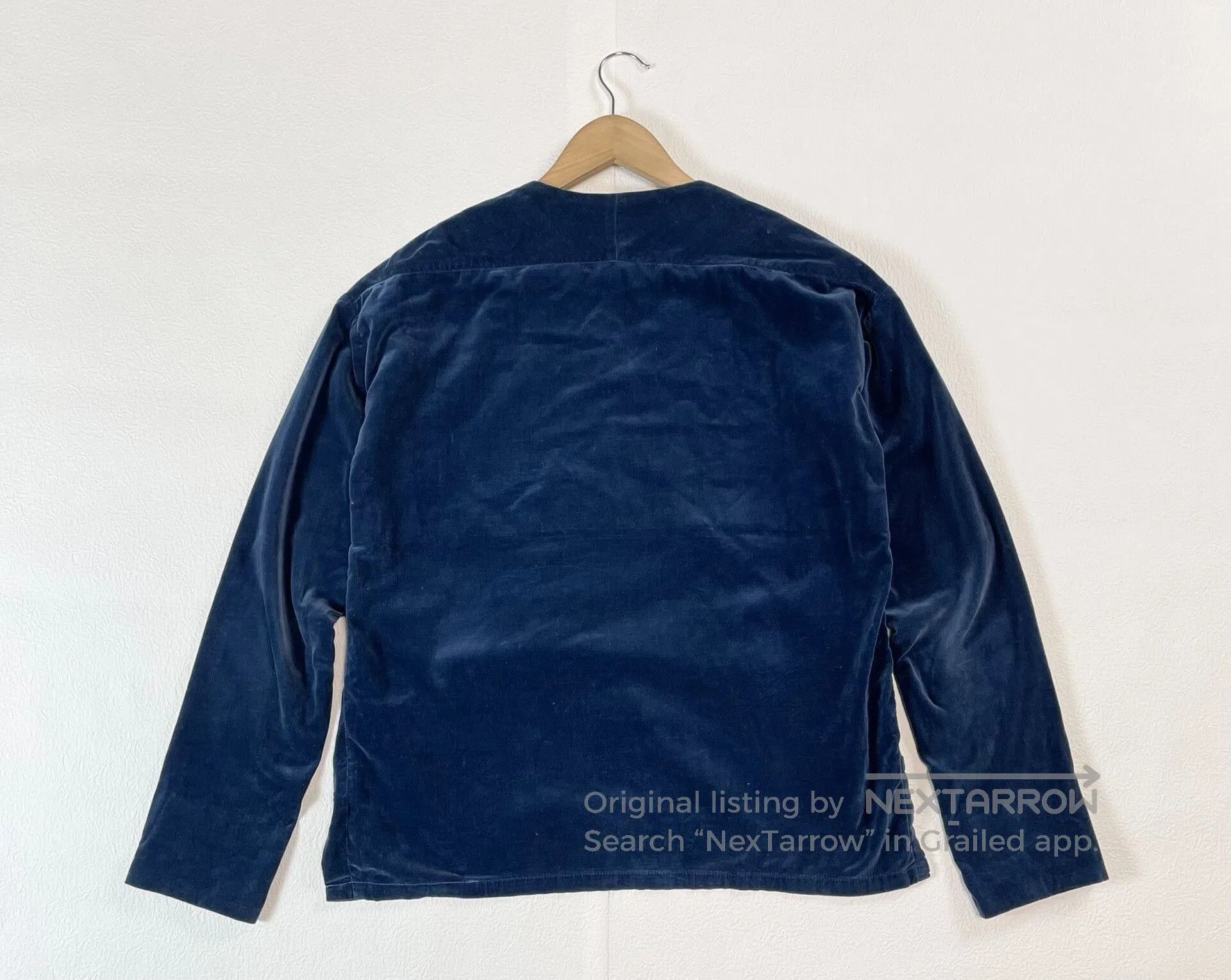 Visvim visvim margery velvet sweatshirt with silver buttons. Size L / US 10 / IT 46 - 2 Thumbnail