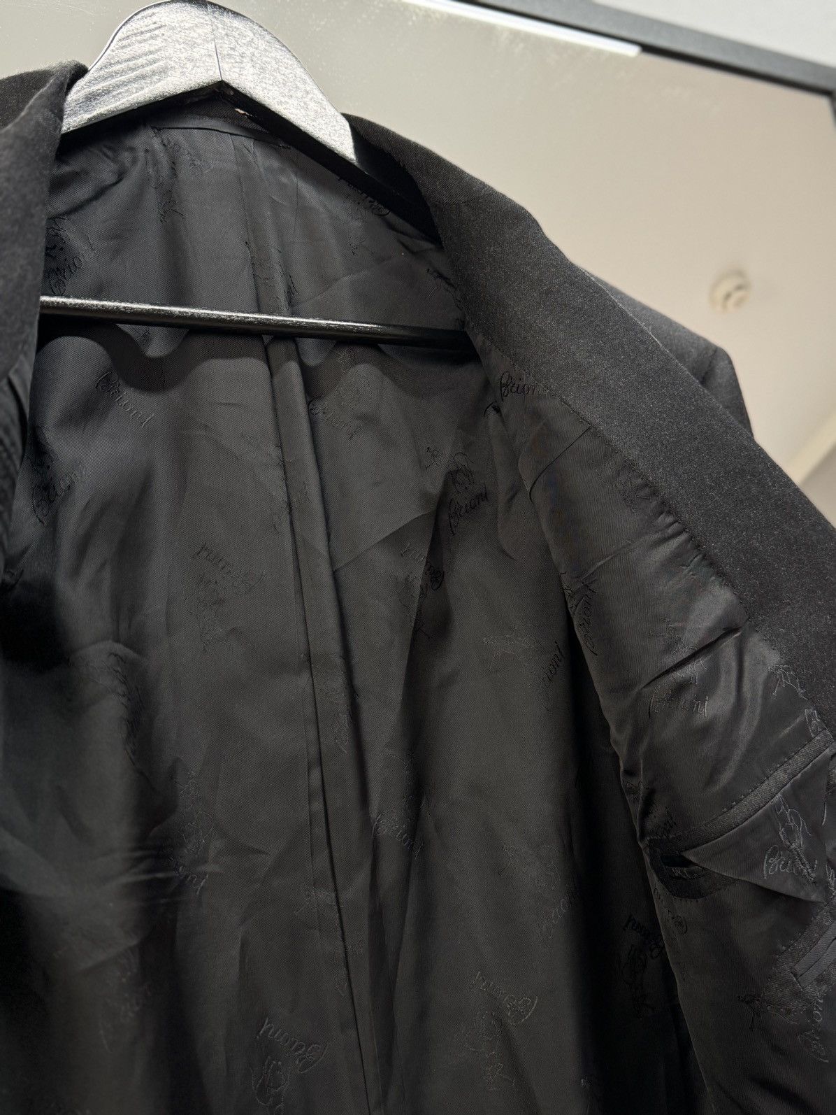 Brioni Brioni Momentano Wool Blazer Checked Jacket Dark Size 54 Size 44R - 10 Thumbnail