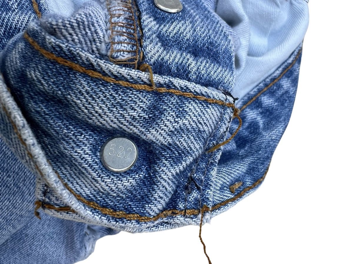 Levi's Vintage 80s Levi’s 501 Usa Distress Rips Denim Cropped Jeans Size US 29 - 20 Thumbnail