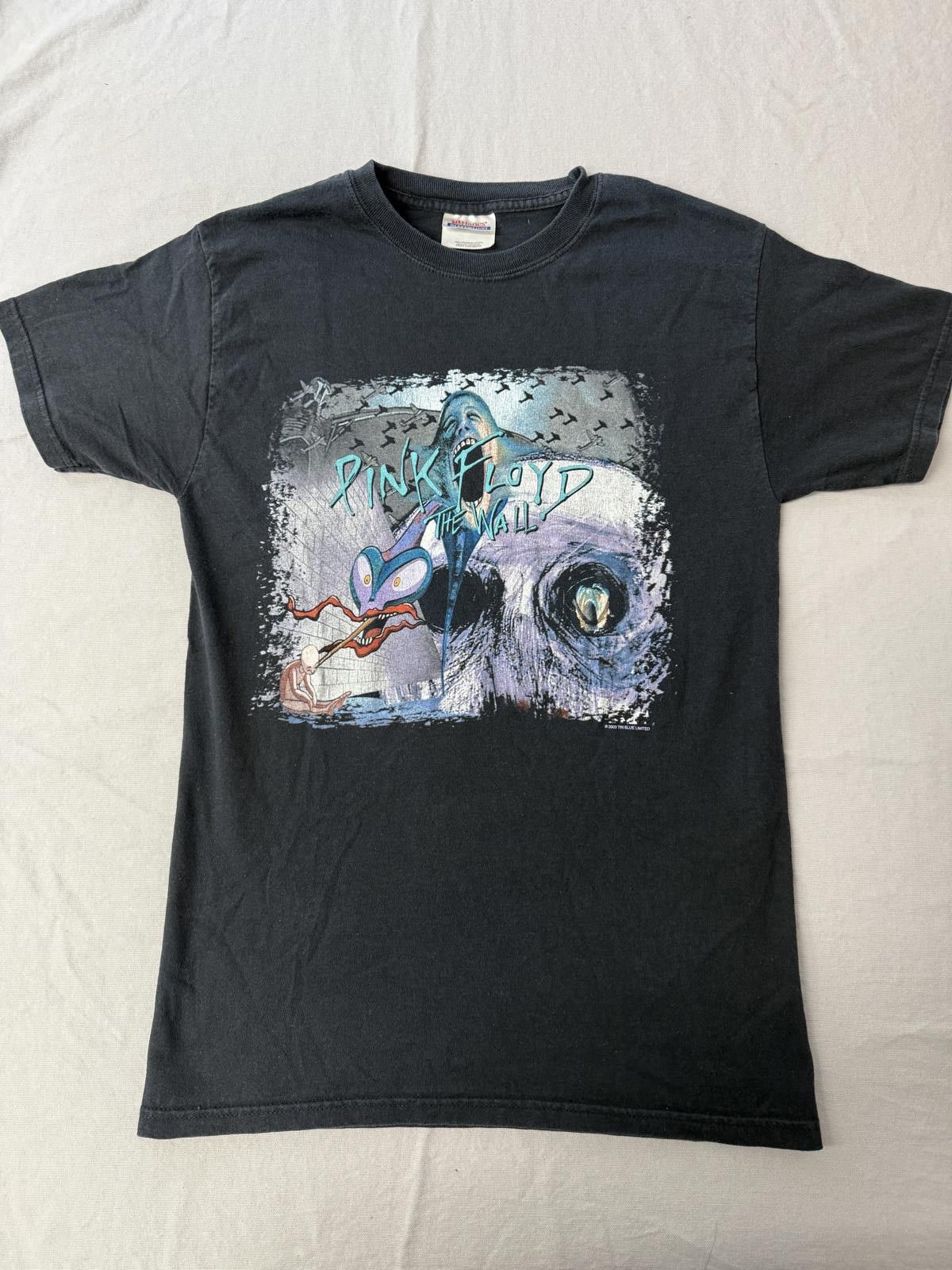 Hanes VTG Pink Floyd The Wall T-shirt 2003 Tin Blue Limited Tee -S Size US S / EU 44-46 / 1 - 1 Thumbnail