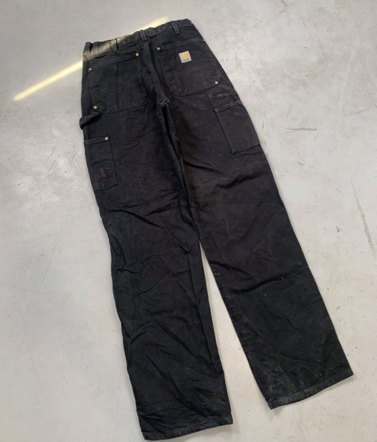 Carhartt Vintage carhartt b01 blk double knee denim Size US 31 - 2 Thumbnail