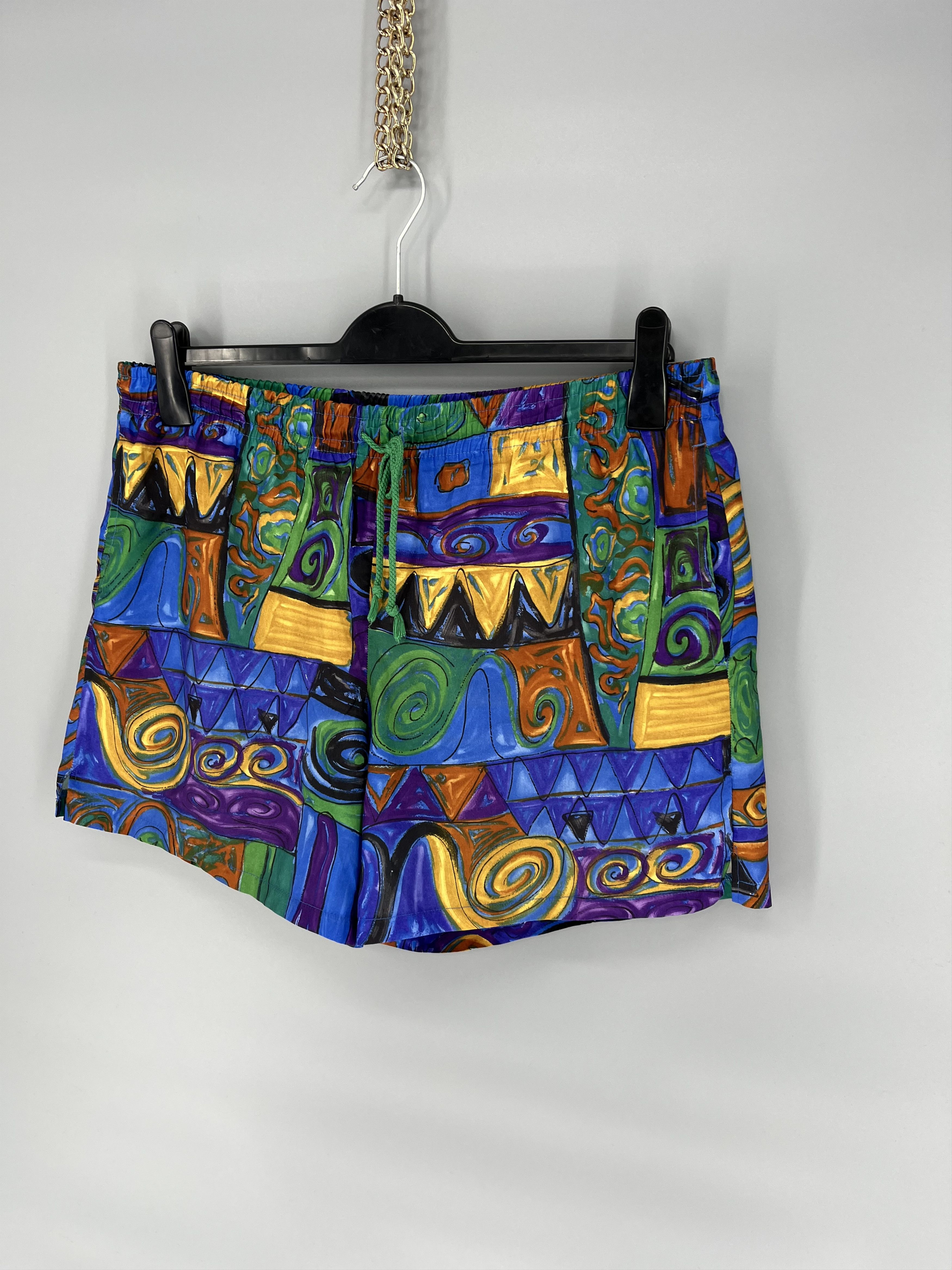 Vintage Vintage Y2K Art Streetwear Hawaiian Shorts Fashion Grailed Size US 33 - 3 Thumbnail