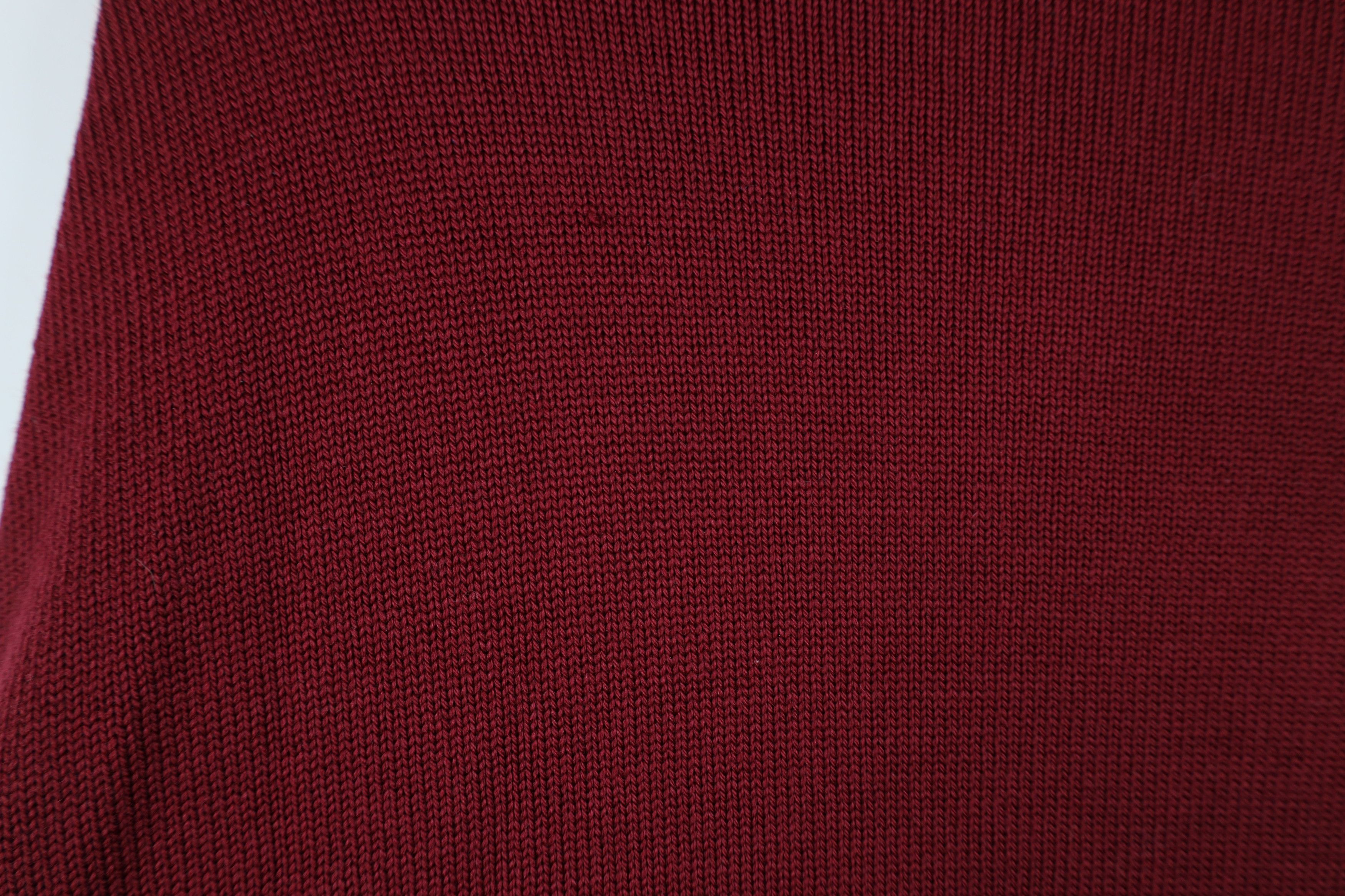 Vintage Vintage 90s Streetwear Superfine Wool Knit V-Neck Sweater Size US XL / EU 56 / 4 - 10 Thumbnail