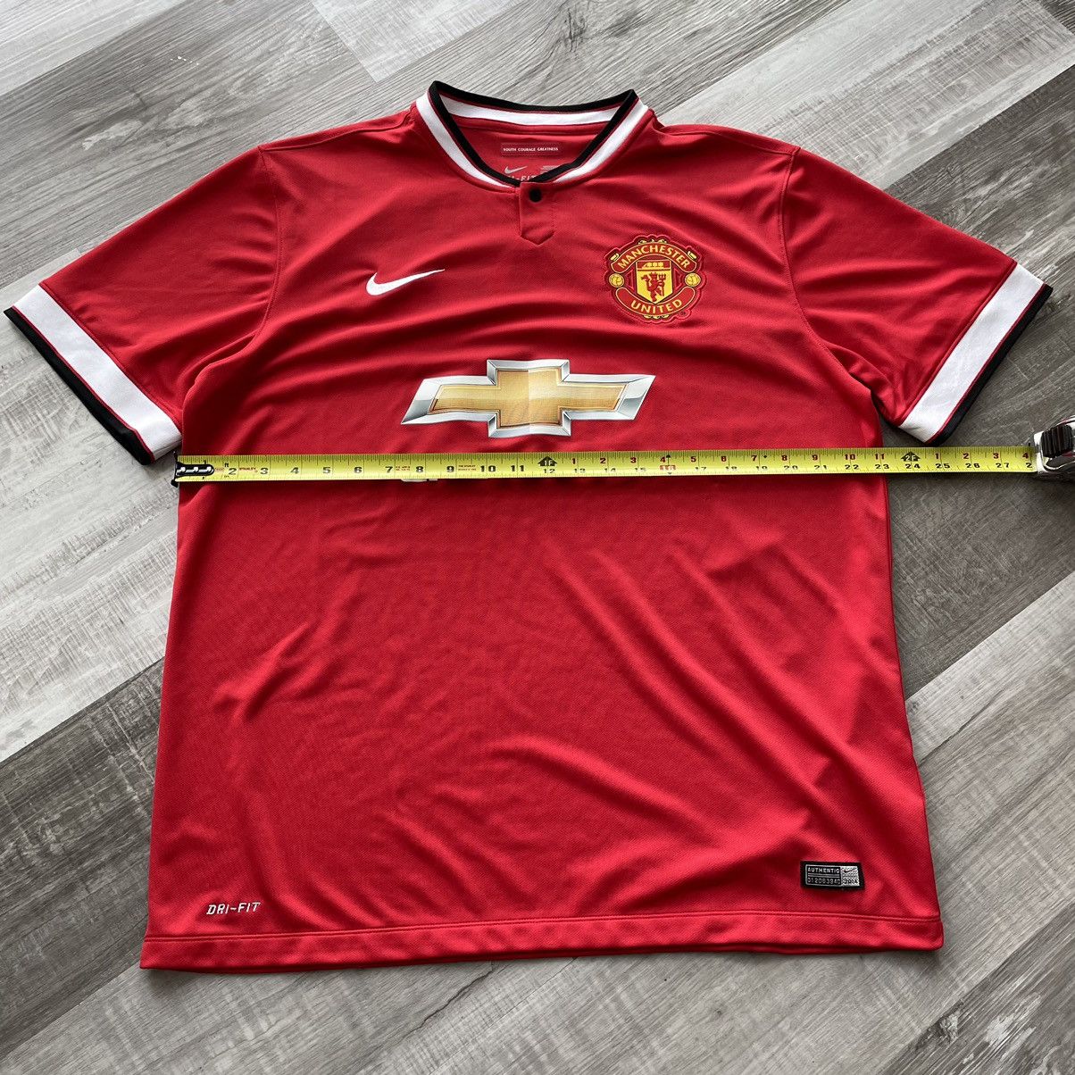 Nike Nike Manchester United 2015-2016 Team Signed Jersey Size US XL / EU 56 / 4 - 10 Thumbnail