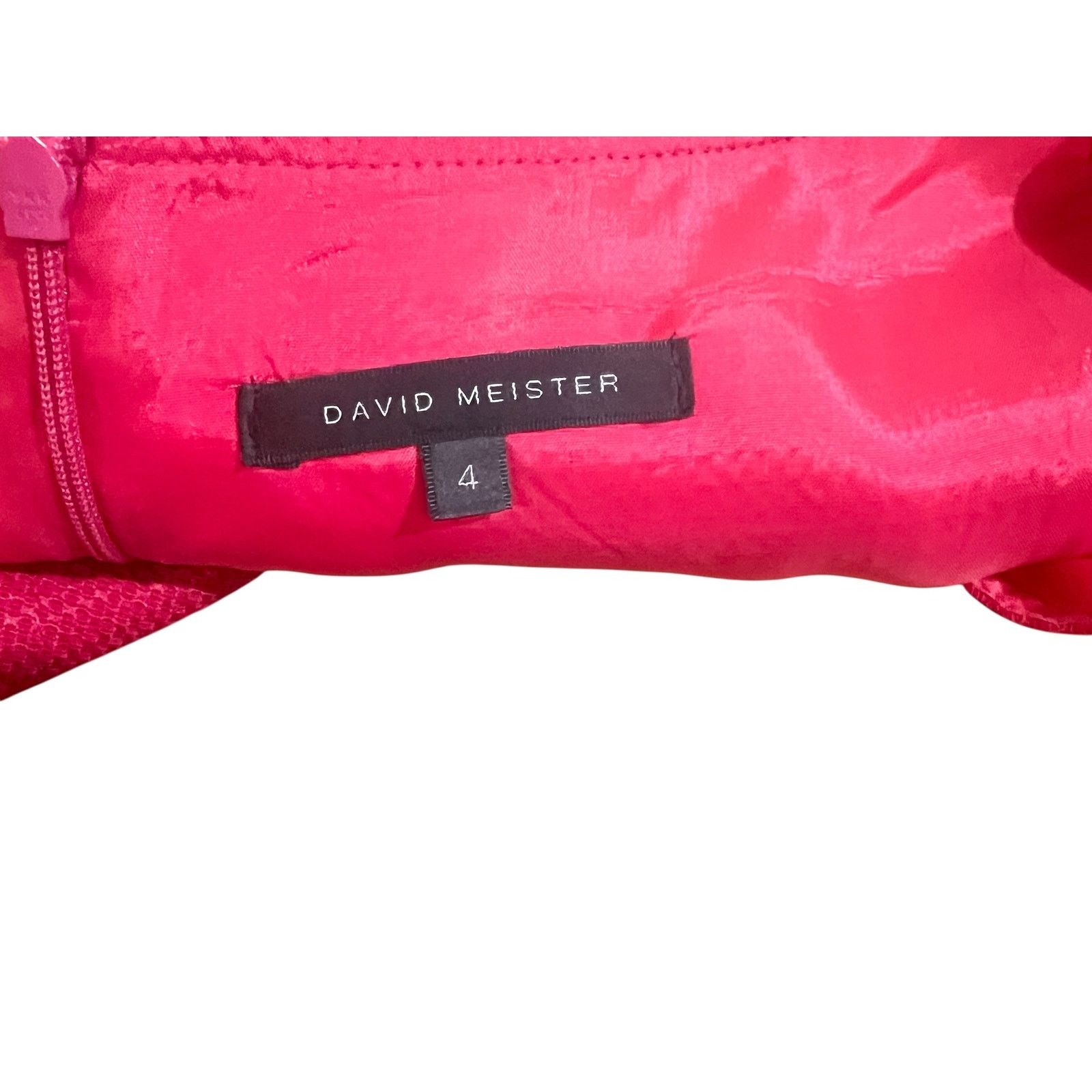 Vintage David Meister Pink Belted Sheath Dress-Size 4-Sleeveless Fit Size S / US 4 / IT 40 - 6 Thumbnail