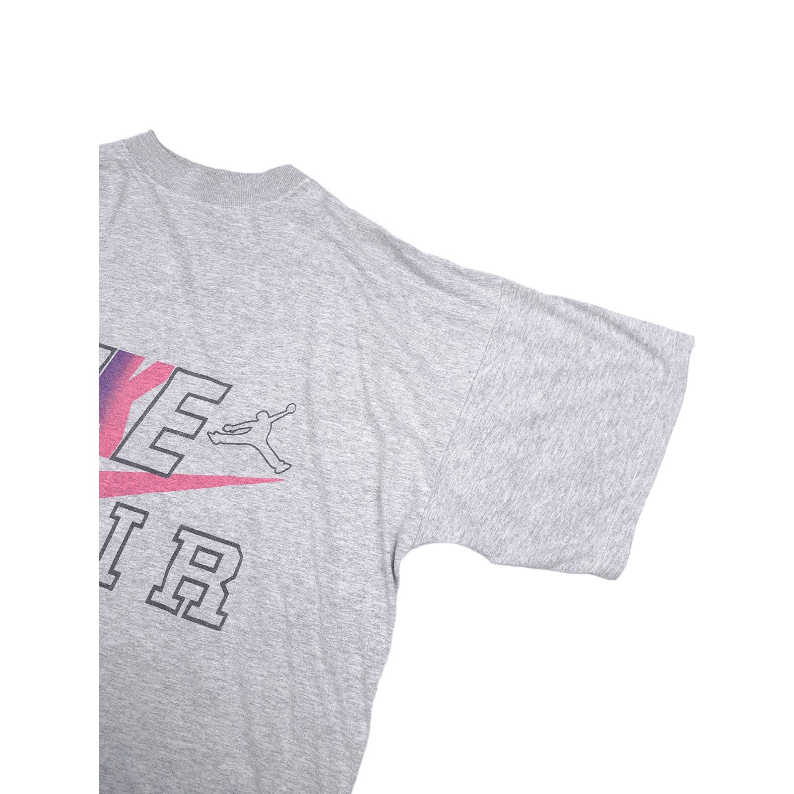Nike × Vintage 💎 Vintage 90s Nike Air Big Logo Swoosh T-Shirt Tee Boxy Size US XL / EU 56 / 4 - 4 Thumbnail