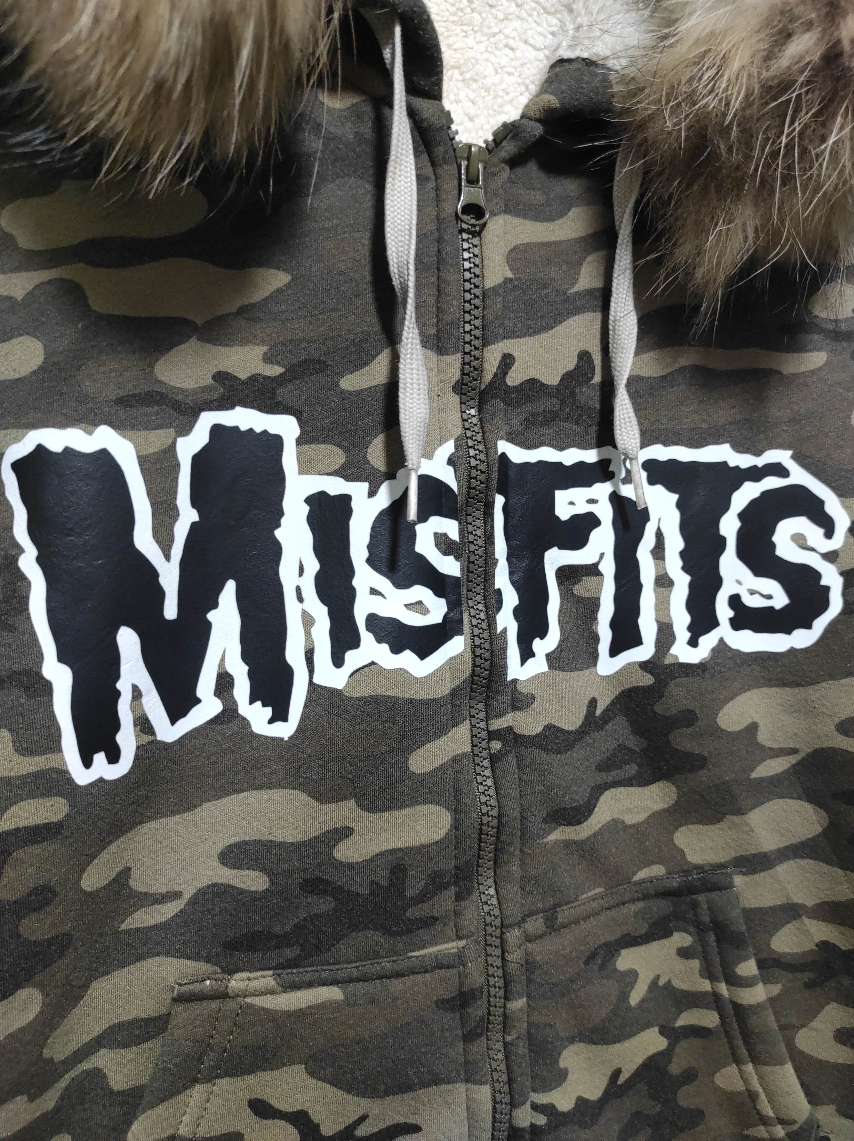 If Six Was Nine Custom Camo Misfits Zip Fur Hoodie i6w9 lgb style Size US S / EU 44-46 / 1 - 6 Thumbnail