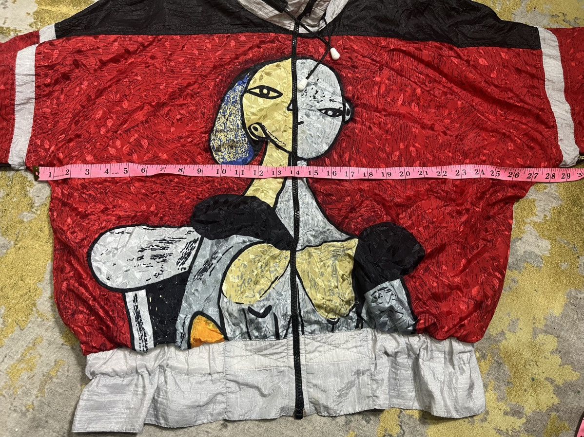 Vintage Vintage 1990’s Picasso Fullprint nylon jacket Size US L / EU 52-54 / 3 - 11 Thumbnail