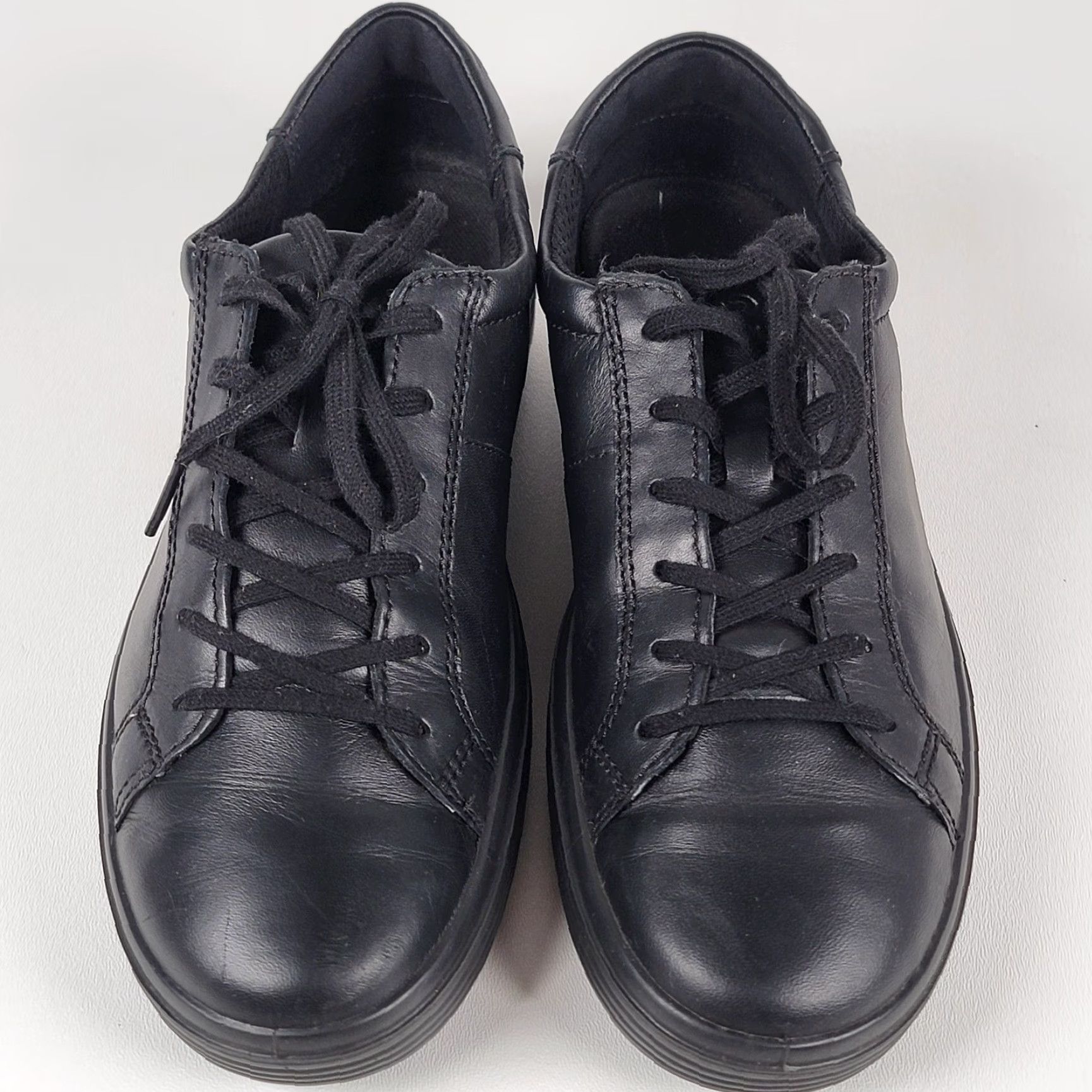 Ecco Ecco Soft 7 Mono Black Leather Women's Size 39 EU /8-8.5 US Sneaker Size US 6 / IT 36 - 2 Thumbnail
