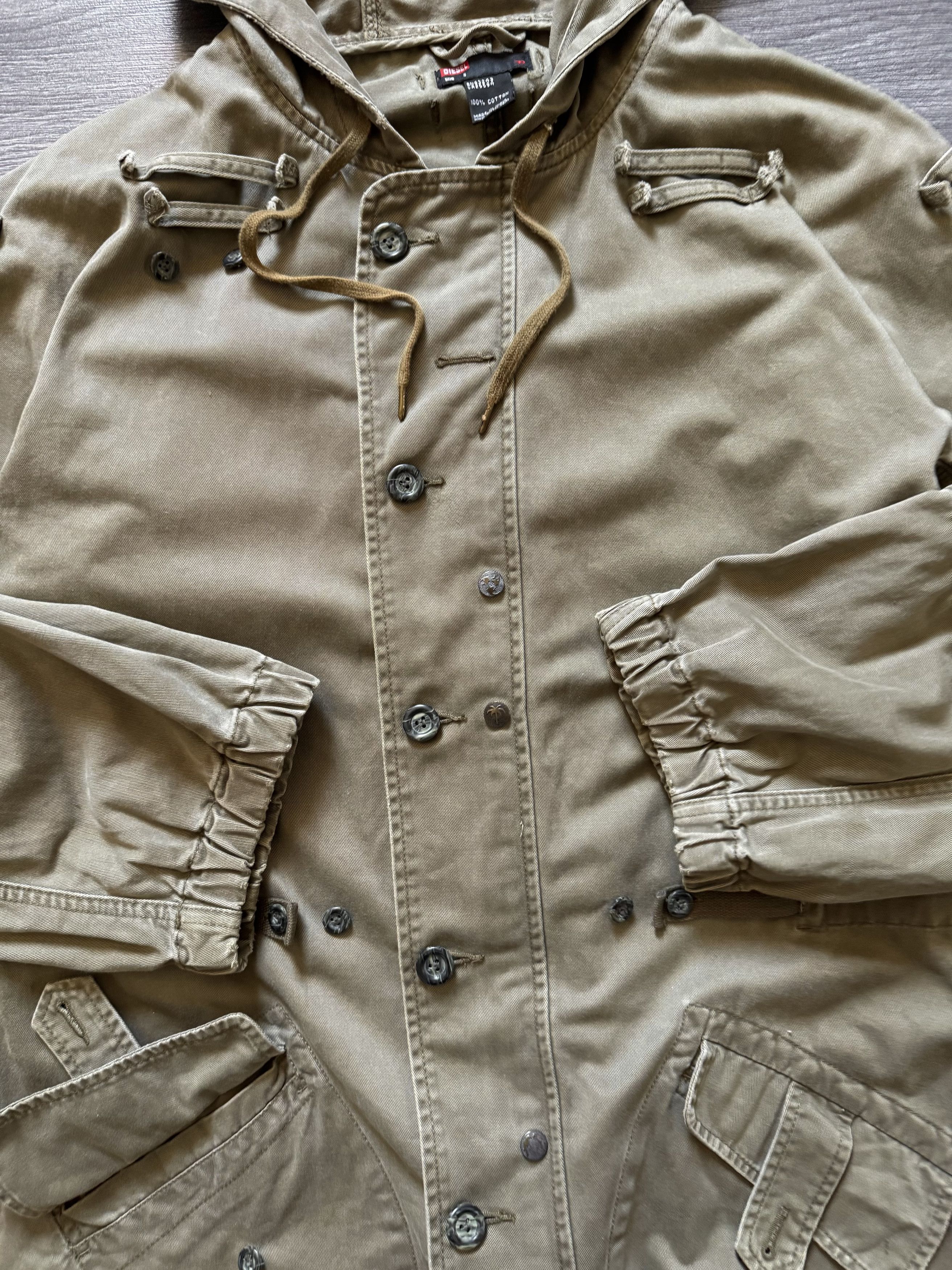 Diesel DIESEL Vintage Fishtail Coat Jacket Archive Techwear RARE Size US S / EU 44-46 / 1 - 8 Thumbnail