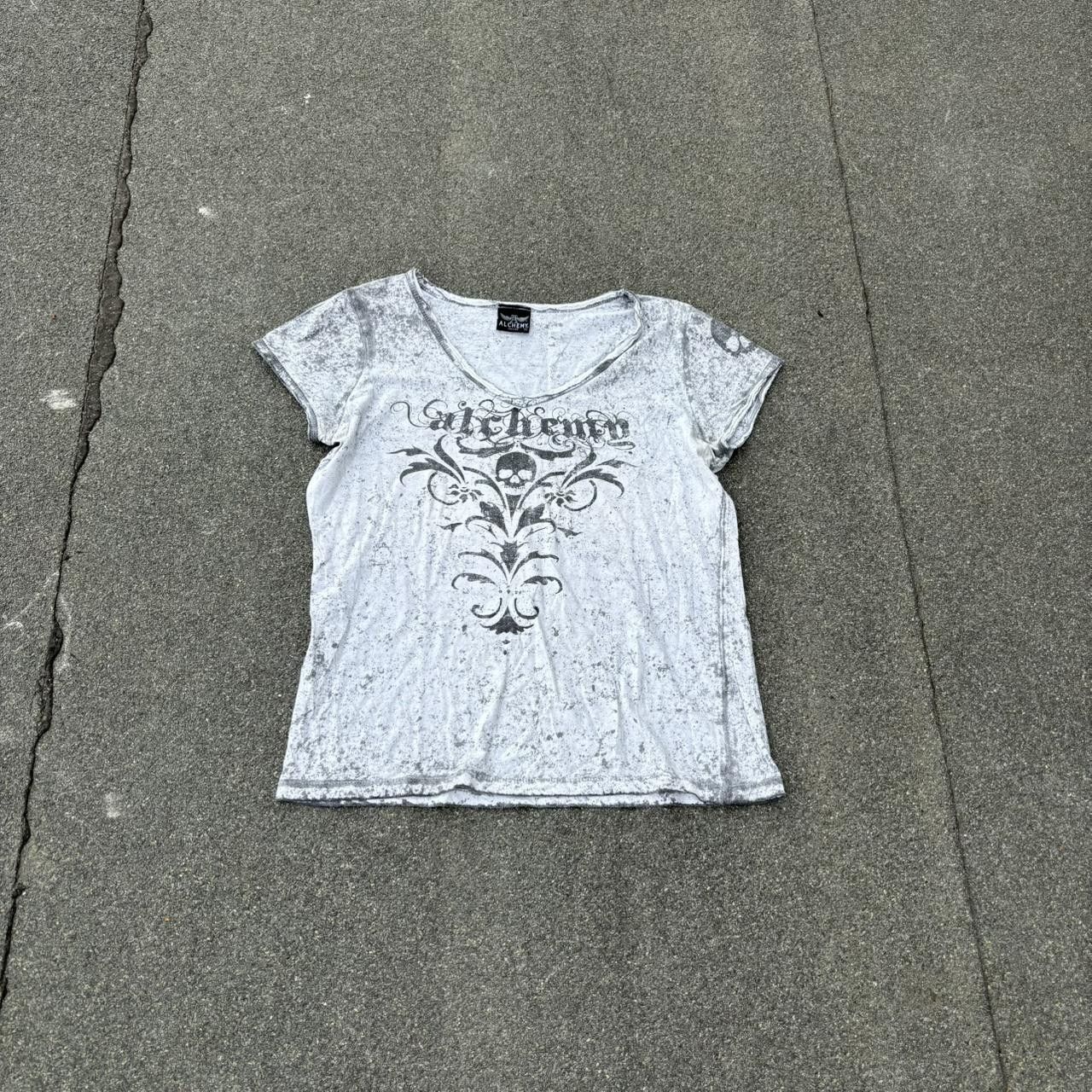 Affliction × Japanese Brand × Vintage Vintage y2k 90s grunge affliction style alchemy t-shirt Size US XL / EU 56 / 4 - 1 Thumbnail