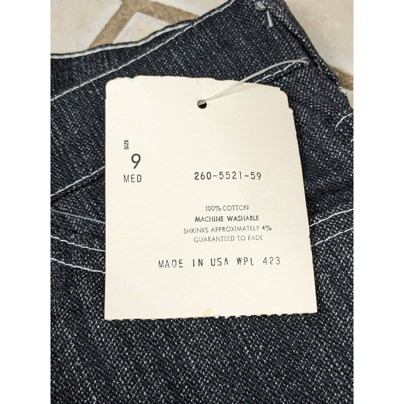 Levi's Vtg NWT 60s Levis Jeans Big E White Tab Flare Boot Cut Pants Size 28" / US 6 / IT 42 - 5 Thumbnail