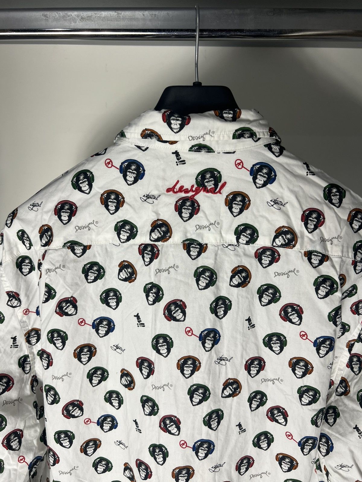 Desigual × Vintage VERY RARE DESIGUAL ITALIAN DESIGNER LONG SLEEVE SHIRT DELUX Size US XL / EU 56 / 4 - 5 Thumbnail