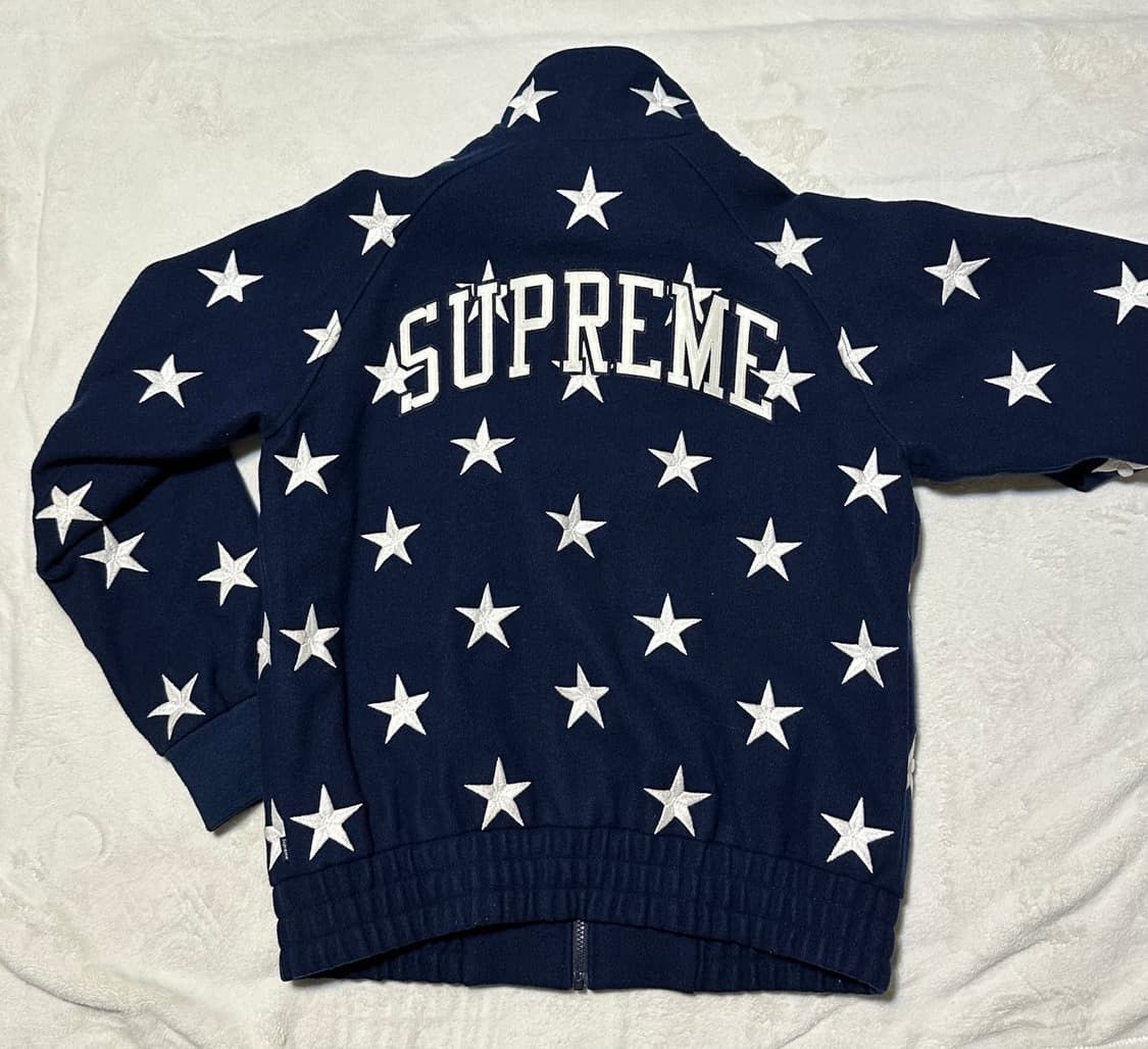 Supreme Supreme *Rare* 16FW Stars Zip Stadium Jacket Size US L / EU 52-54 / 3 - 1 Thumbnail