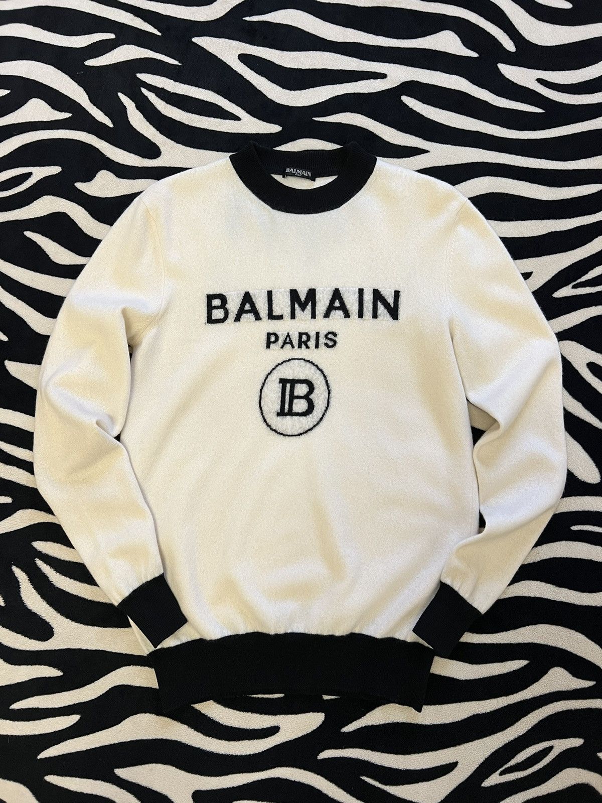 Balmain Paris cashmere blend sweater