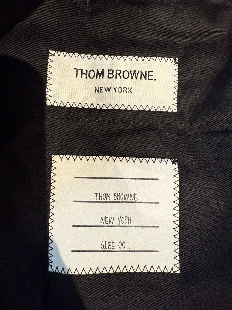 Thom Browne Thom Browne Classic medium gray four-bar suit pants 2503-N Size 44R - 4 Thumbnail