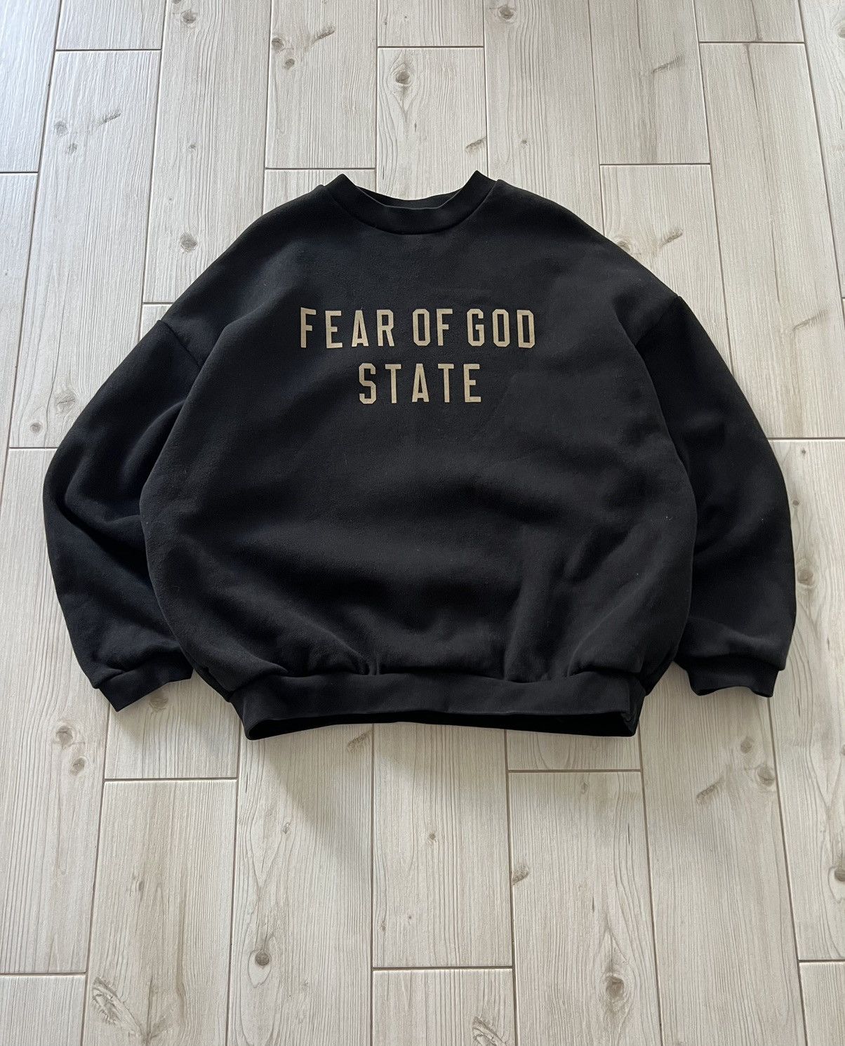 Essentials Fear of God Essentials Big logo Sweatshirt Rar Y2K Oversized Size US L / EU 52-54 / 3 - 3 Thumbnail