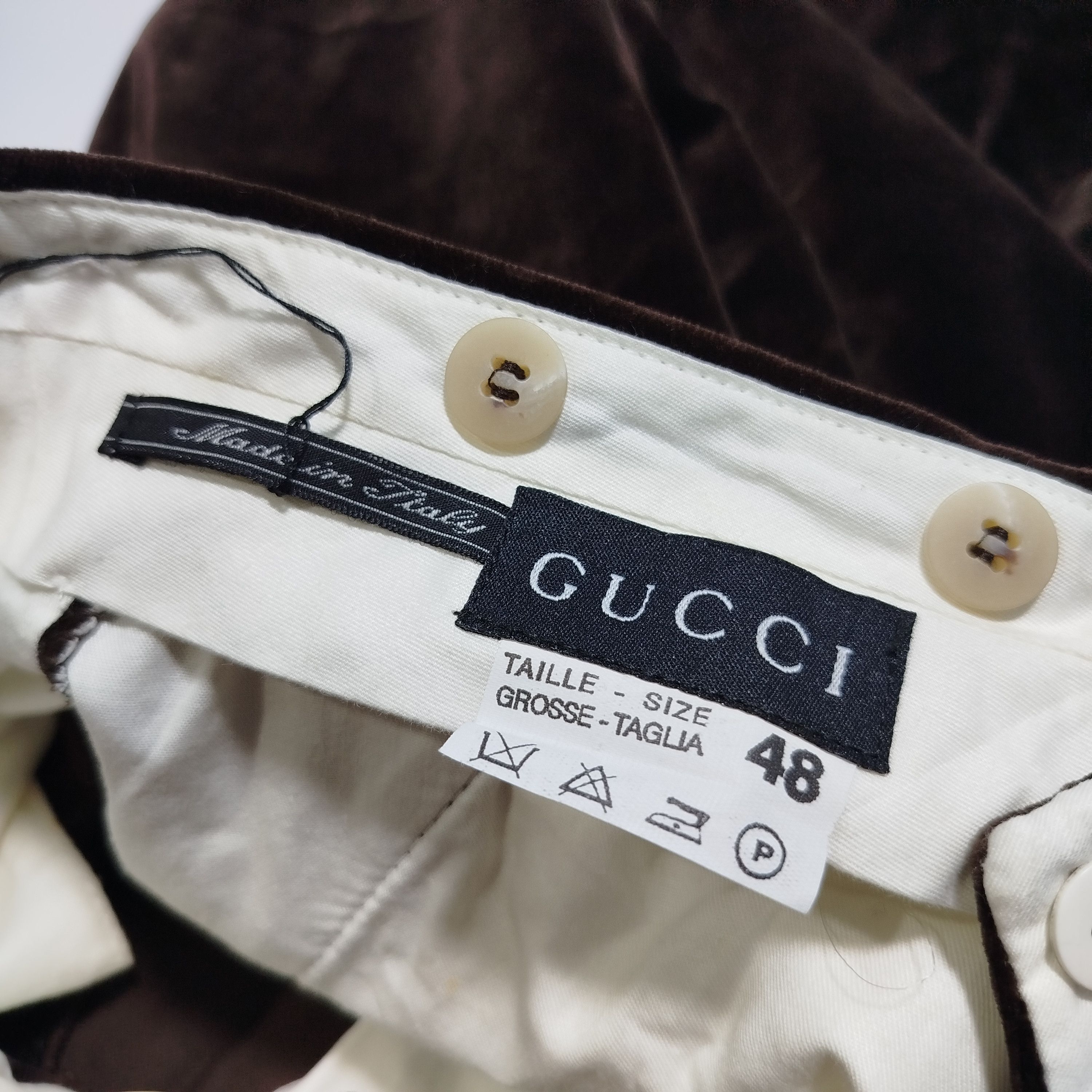 Gucci GUCCI by TOM FORD VELOUR TROUSERS Size US 32 / EU 48 - 11 Thumbnail