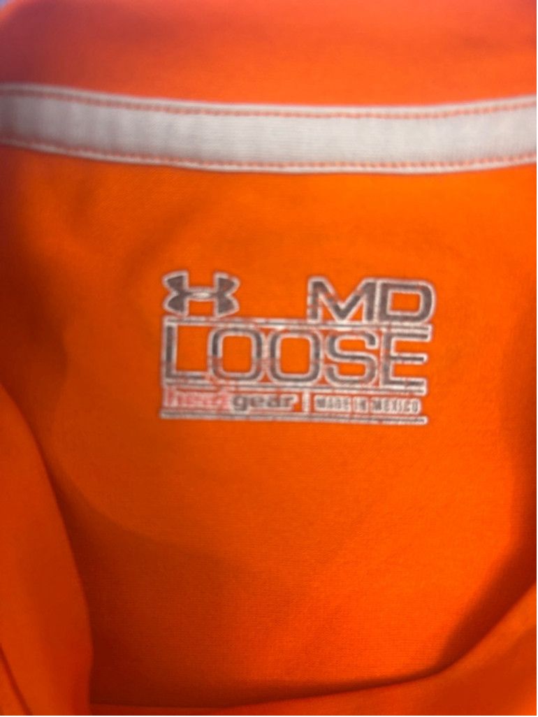 Under Armour Men's Under Armour T-shirt MD Orange Soccer Size US M / EU 48-50 / 2 - 7 Thumbnail