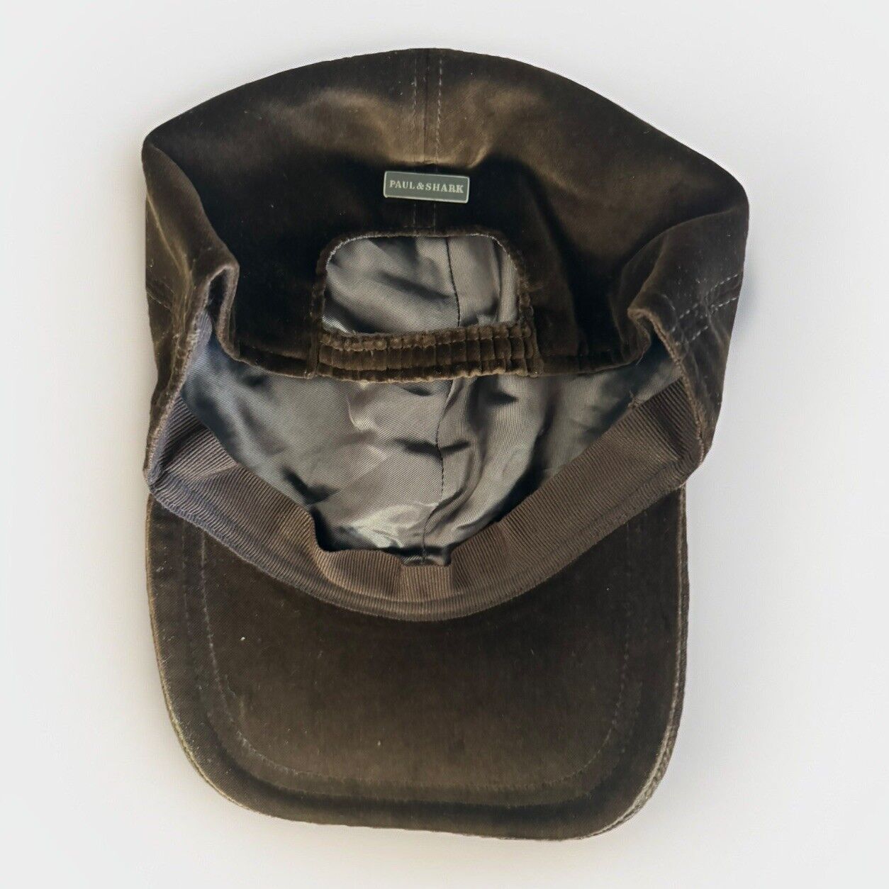 Paul & Shark Paul & Shark Baseball Cap Suede Aqualeather Brown Small Size ONE SIZE - 3 Thumbnail