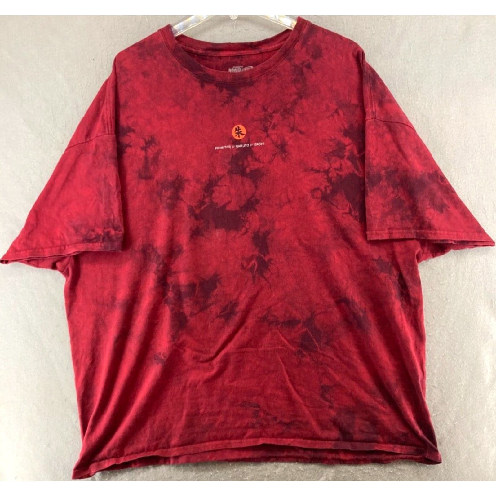 Vintage Naruto Shippuden Red Graphic Anime T-Shirt Mens 2XL Cotton Crew Neck Short Sleeve Size US XXL / EU 58 / 5 - 2 Thumbnail