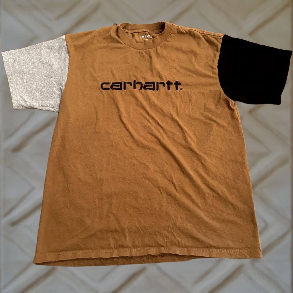 Carhartt Carhartt Men’s Medium Spell Out Short Sleeve T-Shirt Brown Size US M / EU 48-50 / 2 - 1 Thumbnail