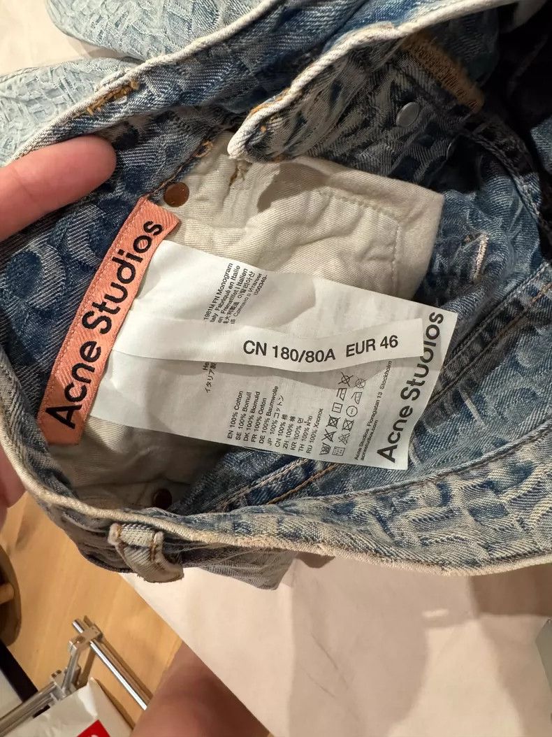 Acne Studios acne studios Heavy print jacquard jeans 2504-Nextarrow Size US 30 / EU 46 - 4 Thumbnail