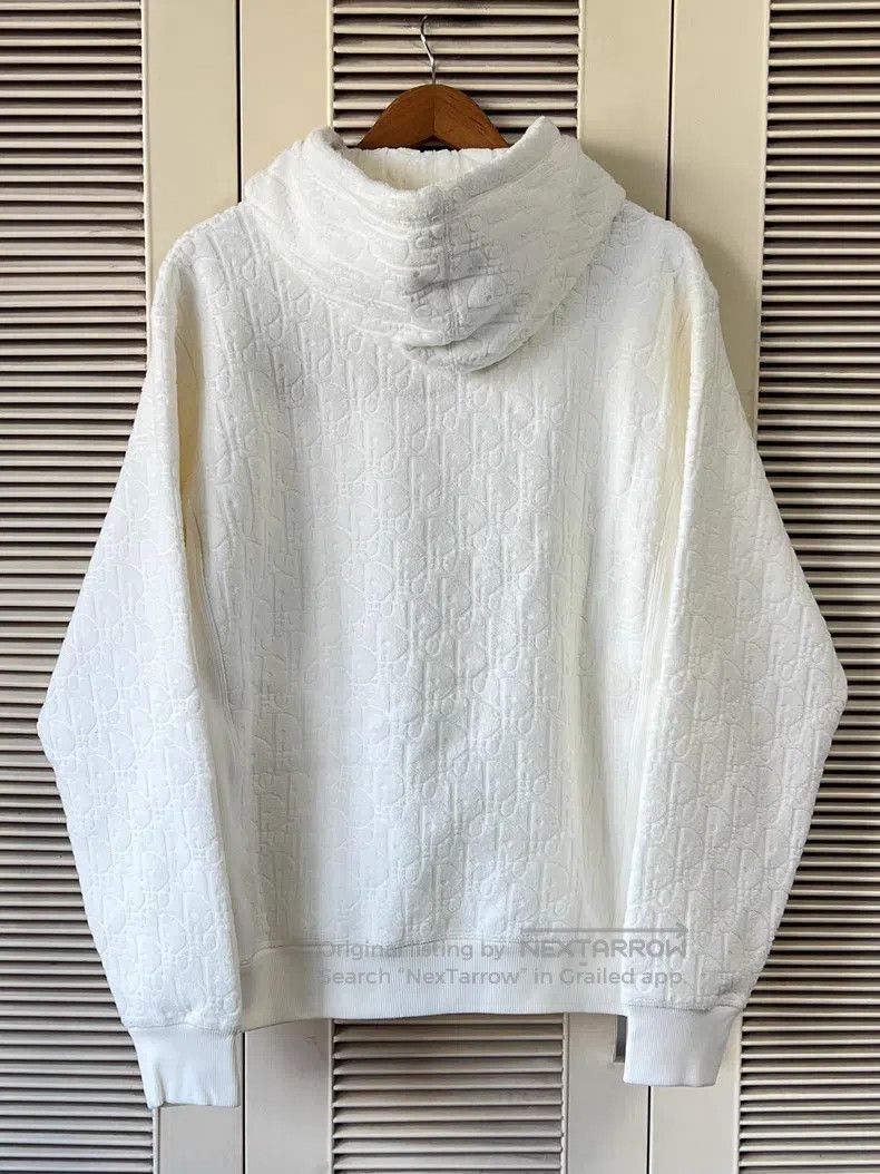 Dior Dior White towel hooded sweatshirt Size US L / EU 52-54 / 3 - 2 Thumbnail