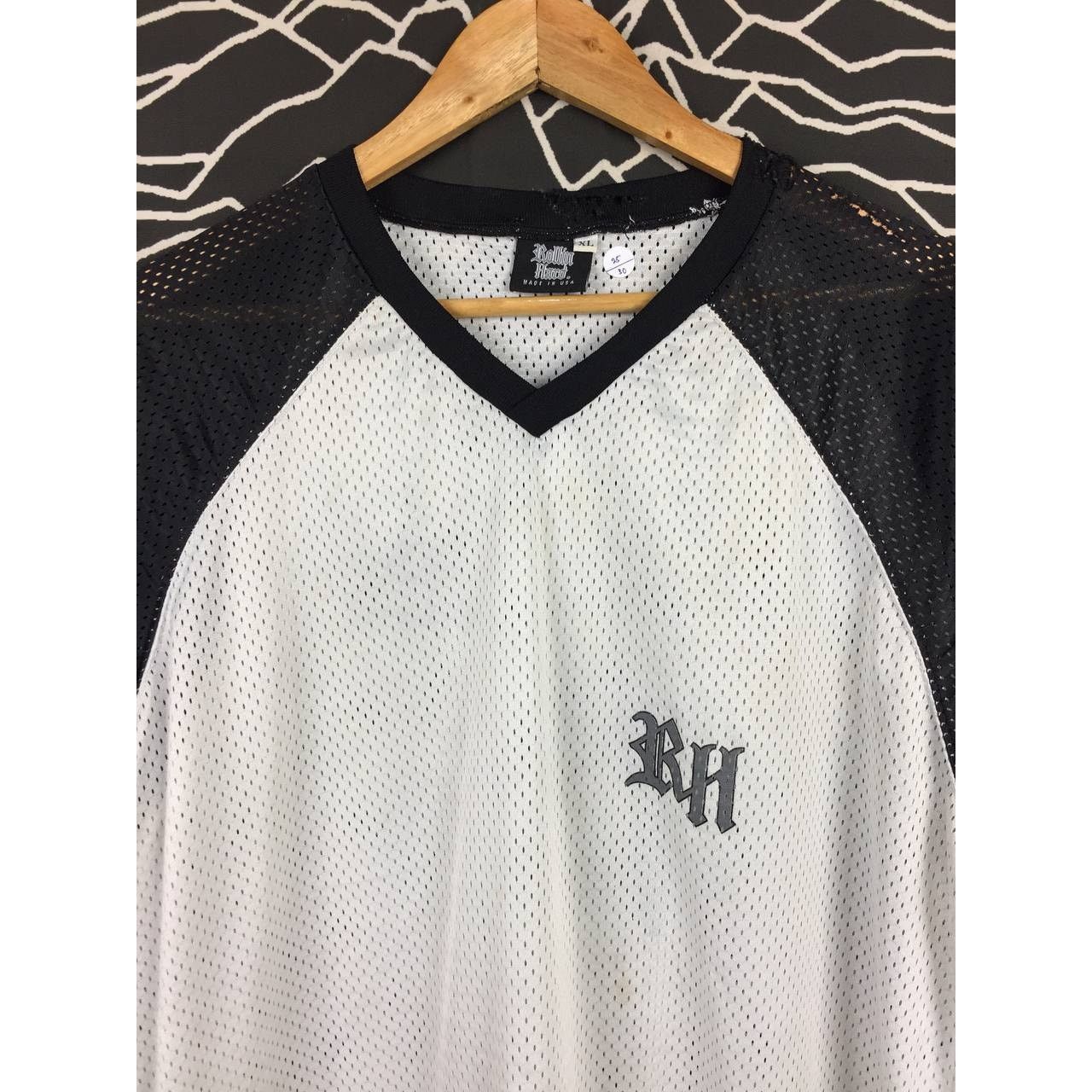 Vintage Vtg Distressed Rollin Hard Lowrider Street Style Mesh Jersey Size US XL / EU 56 / 4 - 8 Thumbnail