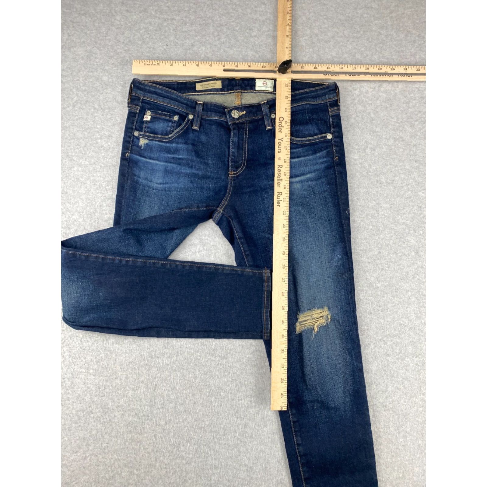 Vintage VINTAGE AG Adriano Goldschmied Jeans Womens 30 R The Legging Ankle Supper Skinny Blue Size 30" / US 8 / IT 44 - 5 Thumbnail