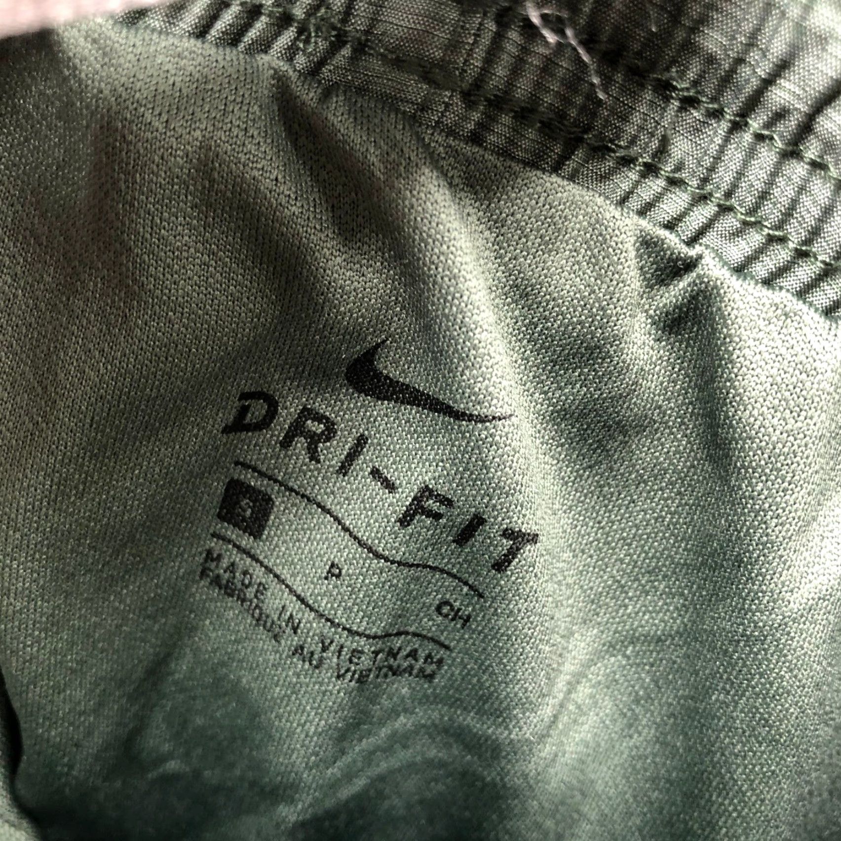 Nike VINTAGE Nike Dri-FIT Running Shorts Womens S Green Heathered Lined Drawstring 3.5" Inches Lightweight Moisture Wicking Athletic Shorts Mens? Size 28" / US 6 / IT 42 - 3 Thumbnail