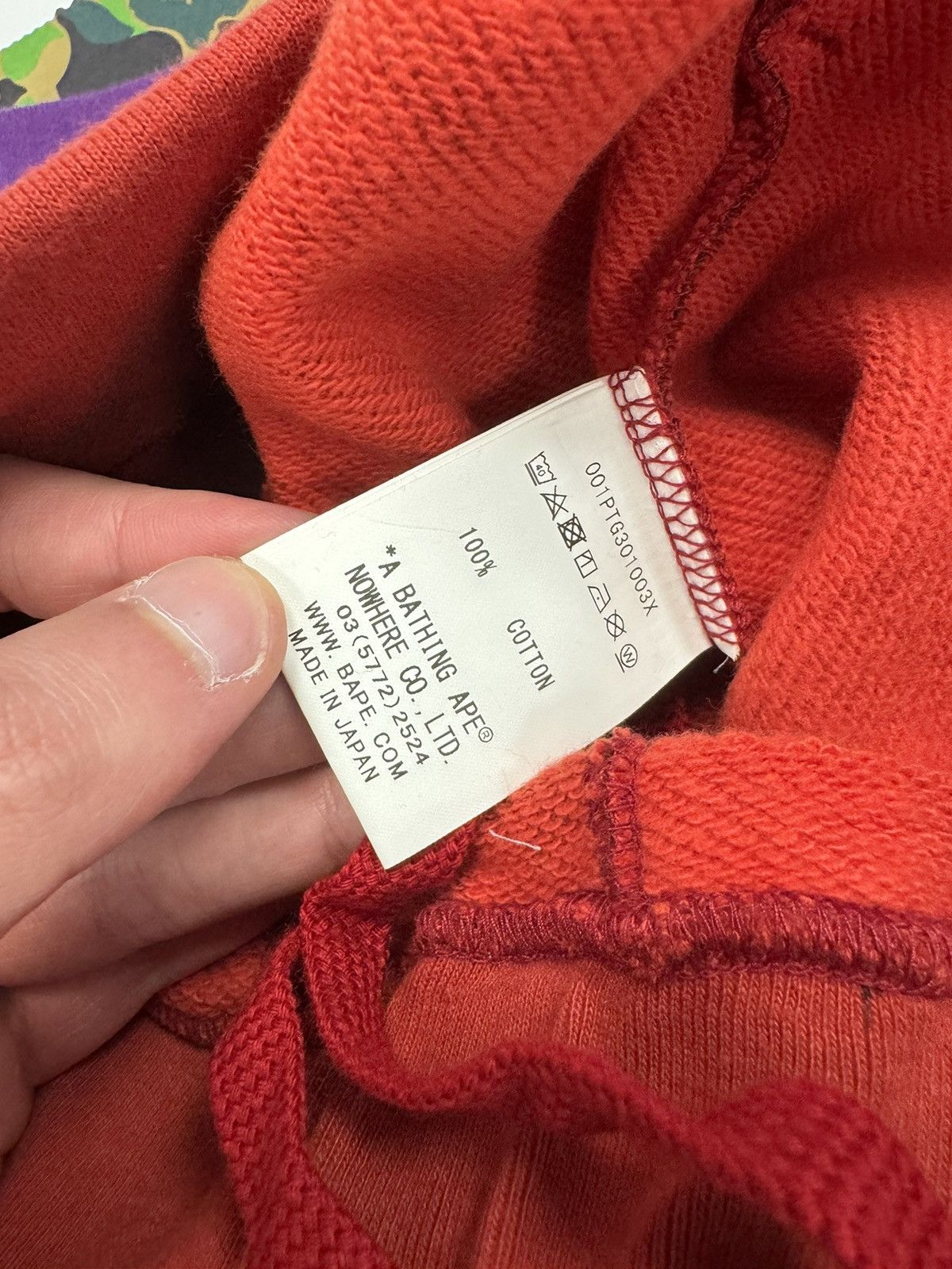 Bape Bape Red Camo Tiger Sweatpants XL Size US 36 / EU 52 - 7 Thumbnail