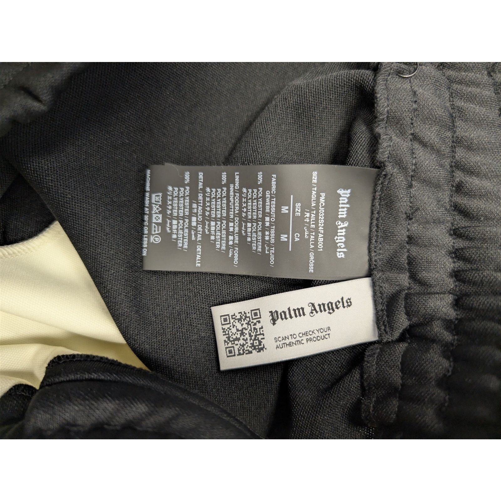 Palm Angels o1rshd1 PA Racing Track Pants in Black / White Size US 32 / EU 48 - 15 Thumbnail