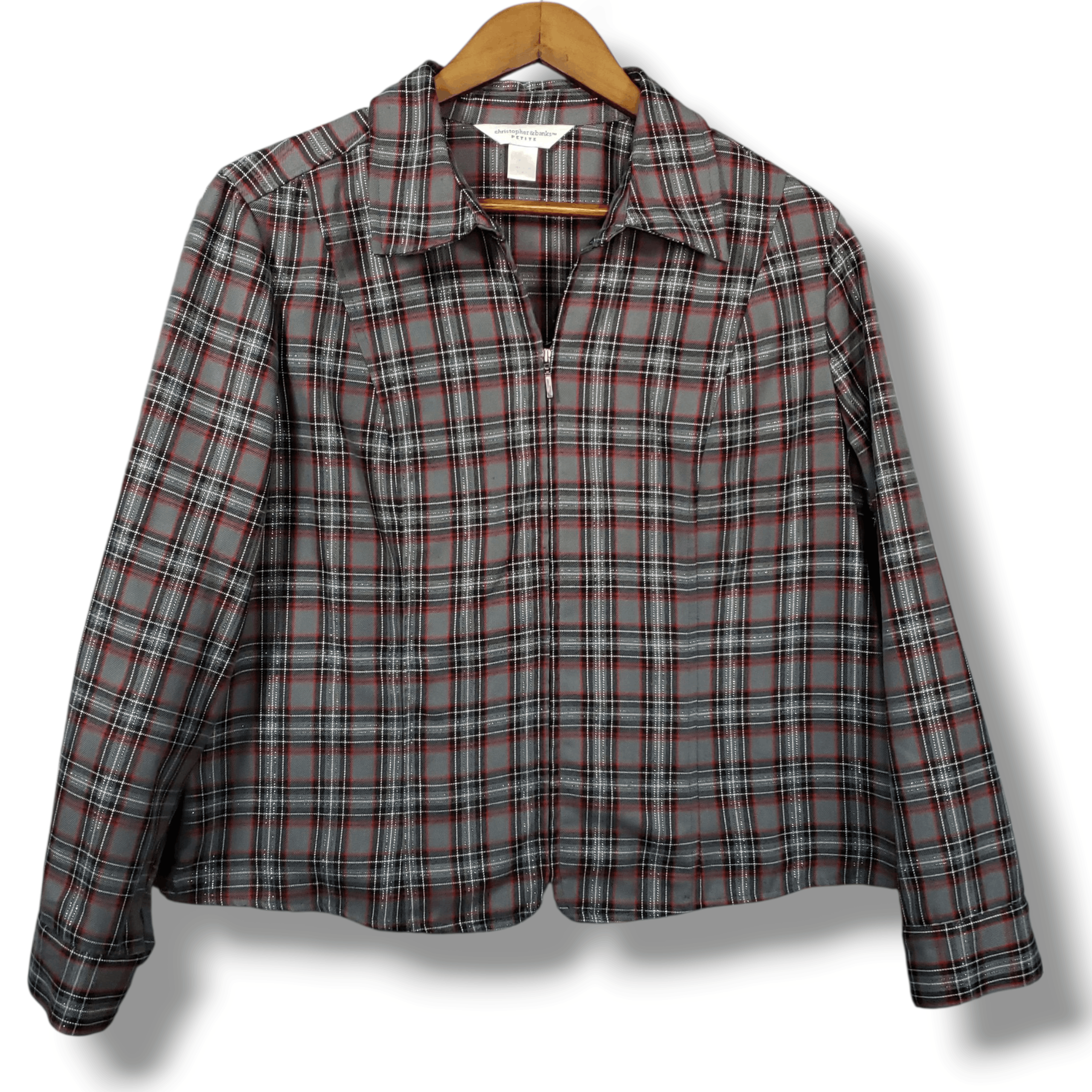 Other VTG 90s Plaid Flannel Shacket Grunge Cozy Barn Coat PXL Size XL / US 12-14 / IT 48-50 - 2 Thumbnail