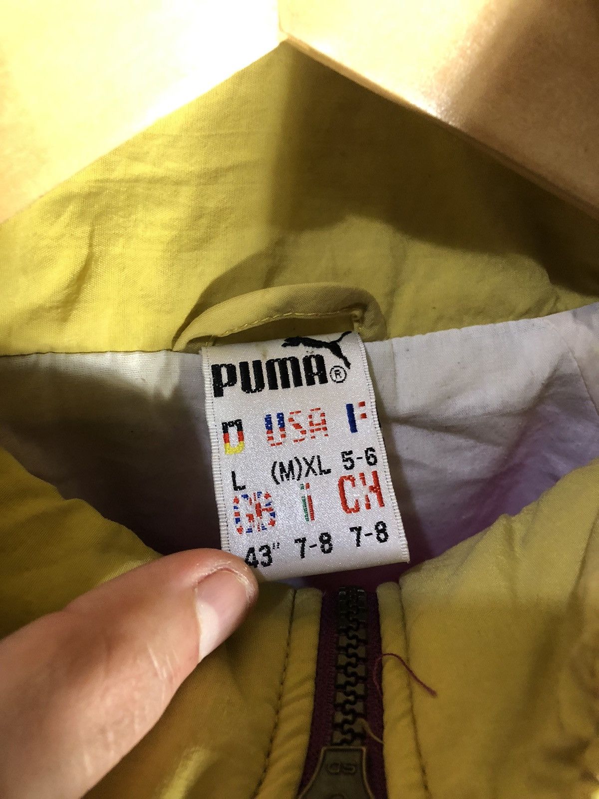Puma × Vintage VERY RARE PUMA SUMMER TEAM LIGHT JAKCET FULL ZIP RETRO 90s Size US M / EU 48-50 / 2 - 4 Thumbnail