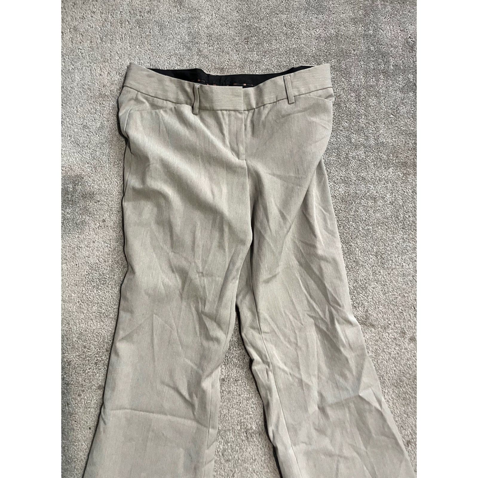 Express Express Editor Relaxed Trouser Pants Women’s 8S Gray Mid Rise Work Career Size 30" / US 8 / IT 44 - 2 Thumbnail