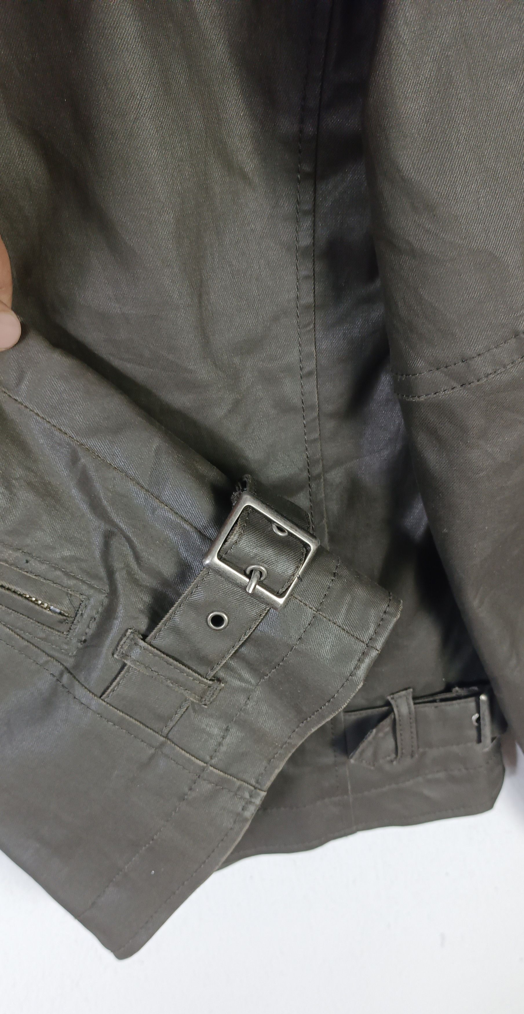 Japanese Brand Atelier Sab Men Wax Jacket Tactical Pocket Size US M / EU 48-50 / 2 - 11 Thumbnail