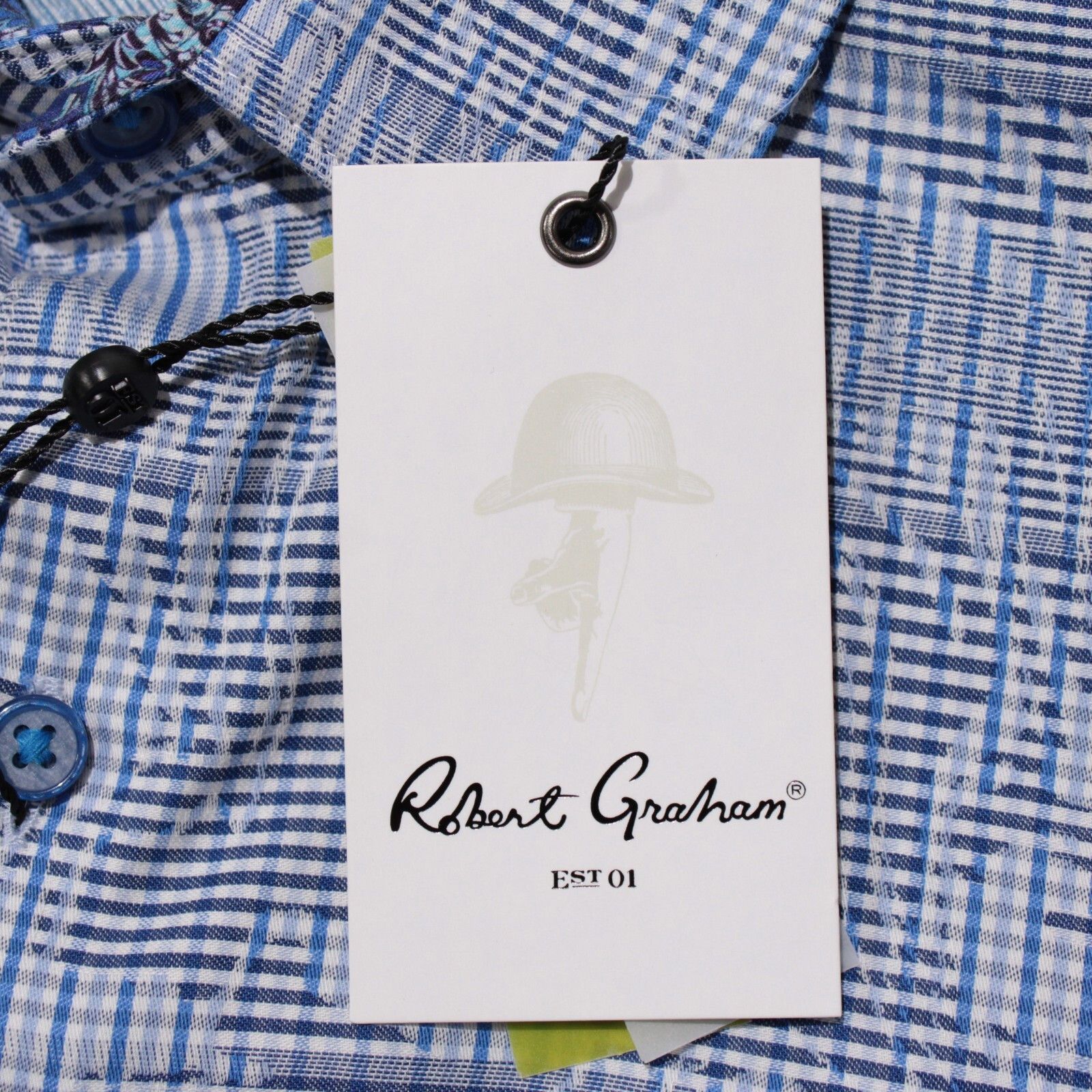 Robert Graham Robert Graham New with tags Shirt Size S US In Blue Size US S / EU 44-46 / 1 - 2 Thumbnail