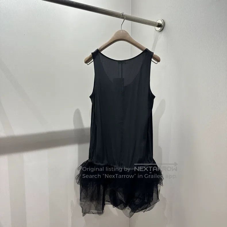 Brunello Cucinelli Brunello Cucinelli Silk Chiffon Sleeveless Vest Dress Size S / US 4 / IT 40 - 2 Thumbnail
