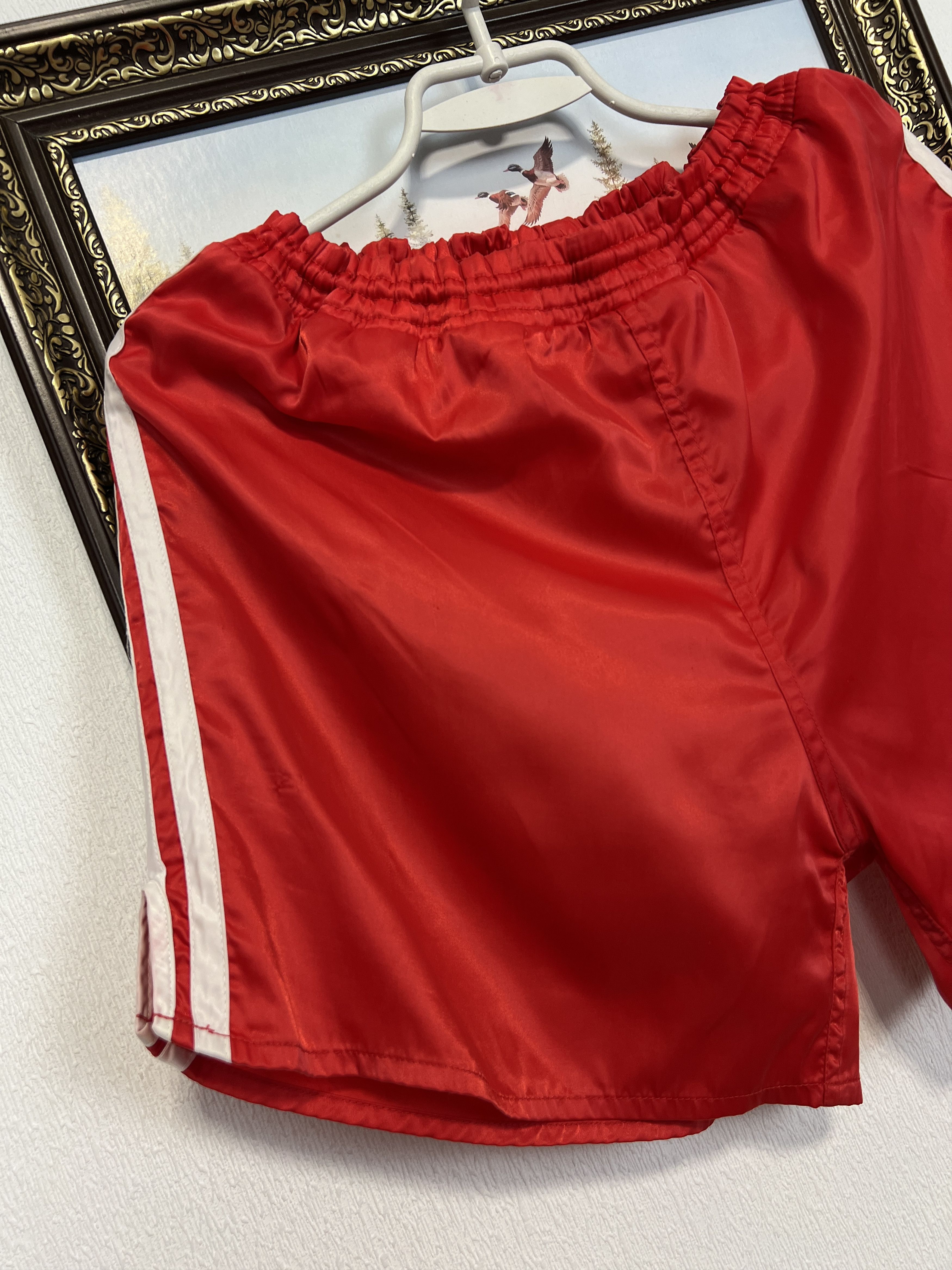 Adidas Vintage 90's Nylon Shorts Run Rare Athletic Sport Hype Size US 34 / EU 50 - 3 Thumbnail