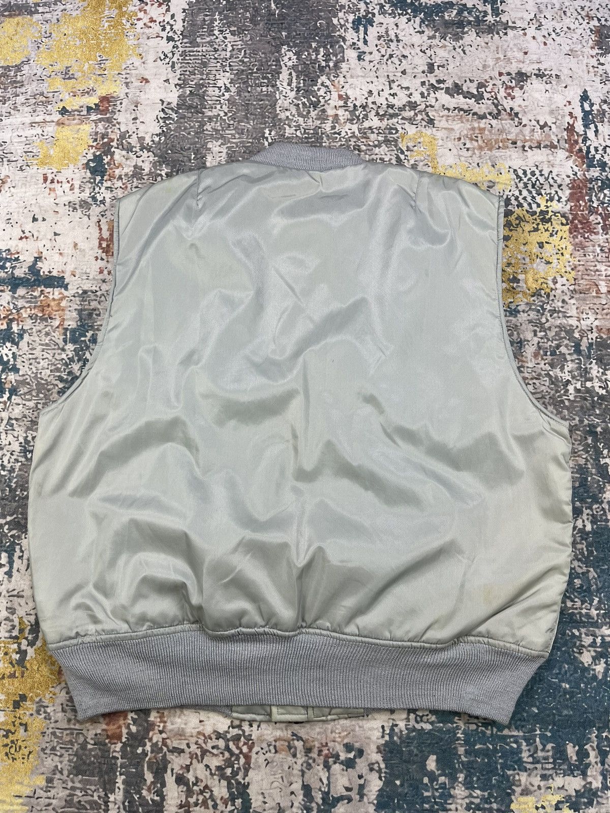 Alpha Industries Vintage USAF Llyer’s Man Intermediate MA-1 Bomber Vest Size US L / EU 52-54 / 3 - 4 Thumbnail