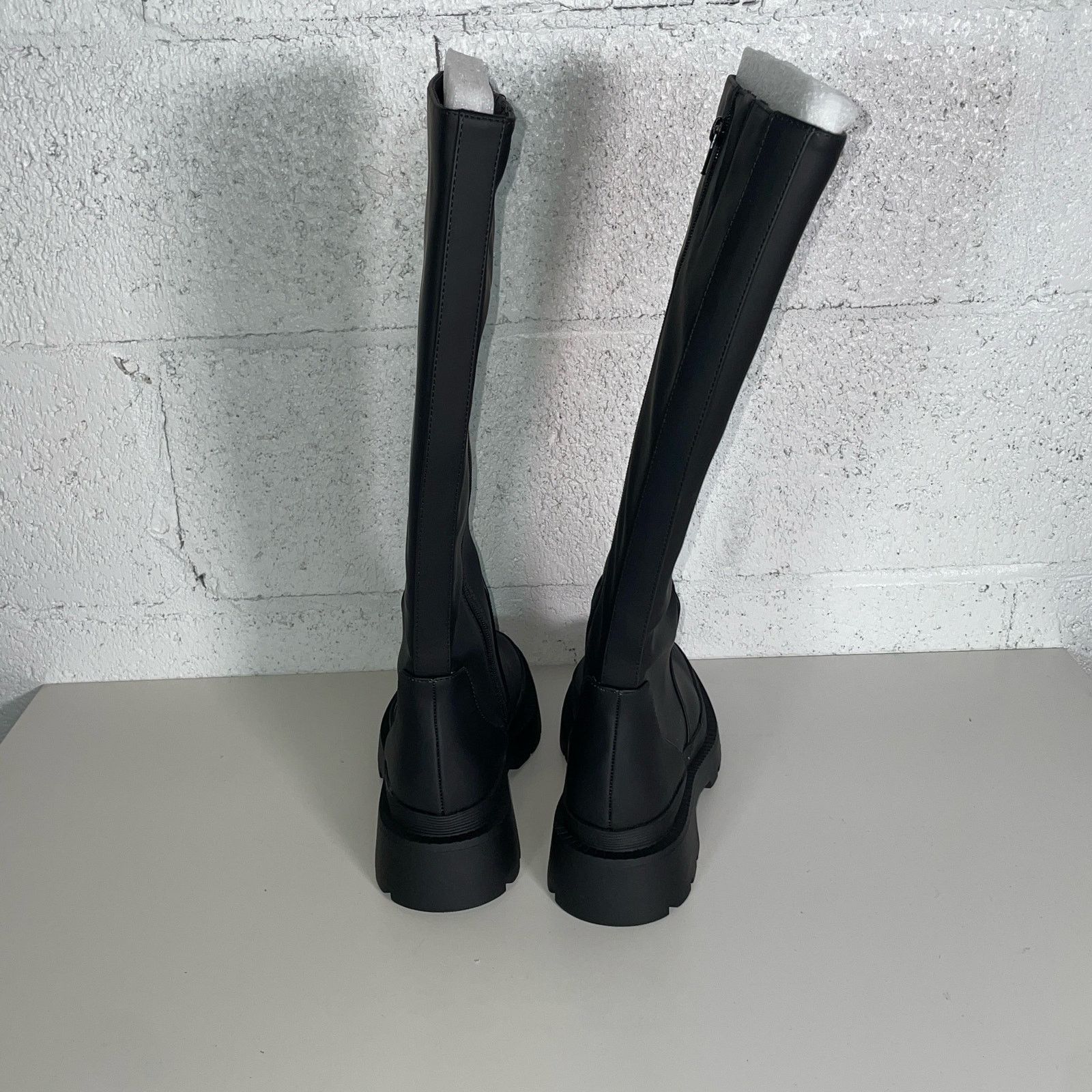 Bar III Bar III Twyla Womens Rubber Tall Knee-High Boots black 6.5 Size US 6.5 / IT 36.5 - 5 Thumbnail