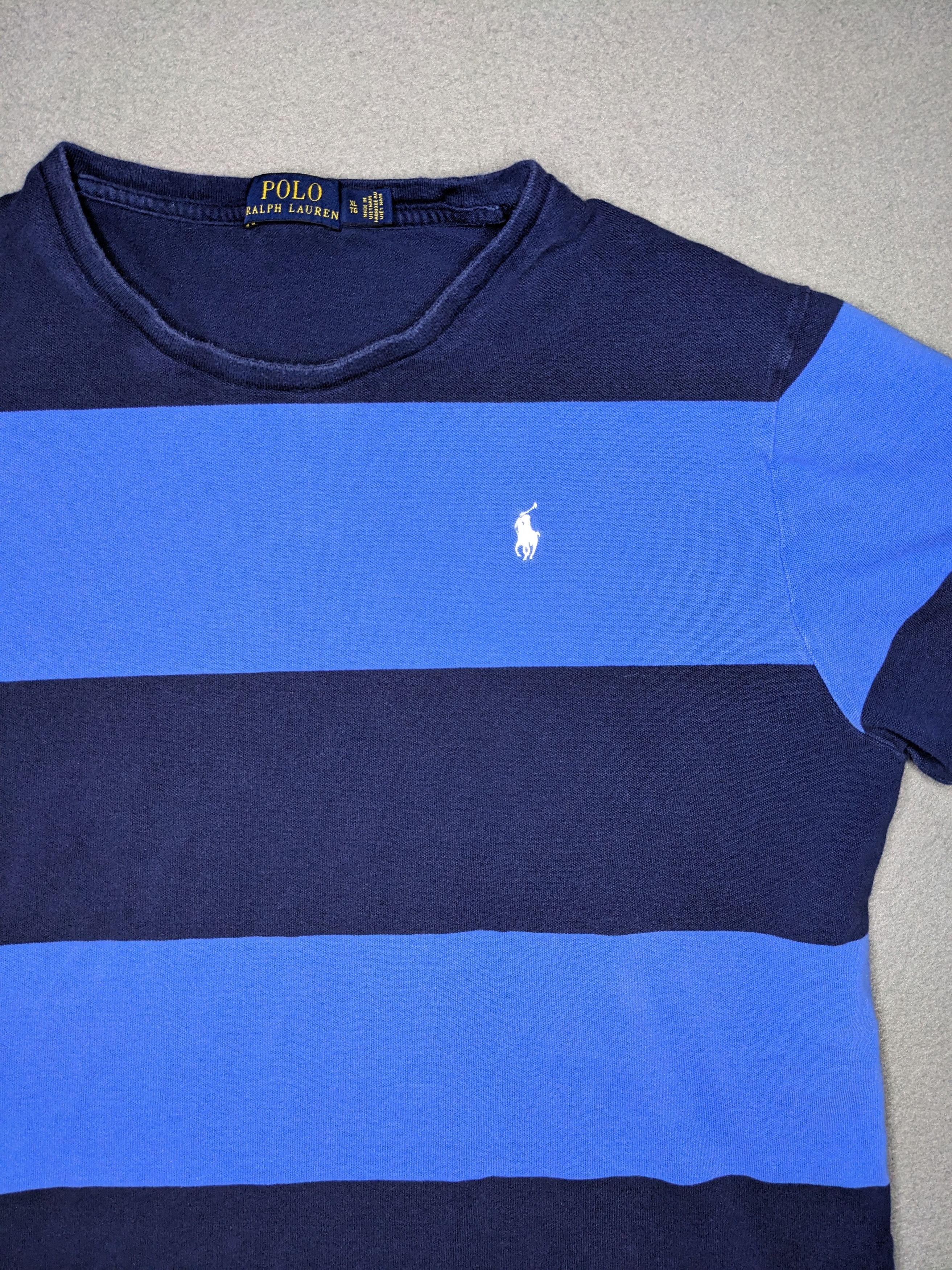Polo Ralph Lauren Polo Ralph Lauren Striped T-Shirt Small Pony XL Short Sleeve Size US XL / EU 56 / 4 - 1 Thumbnail